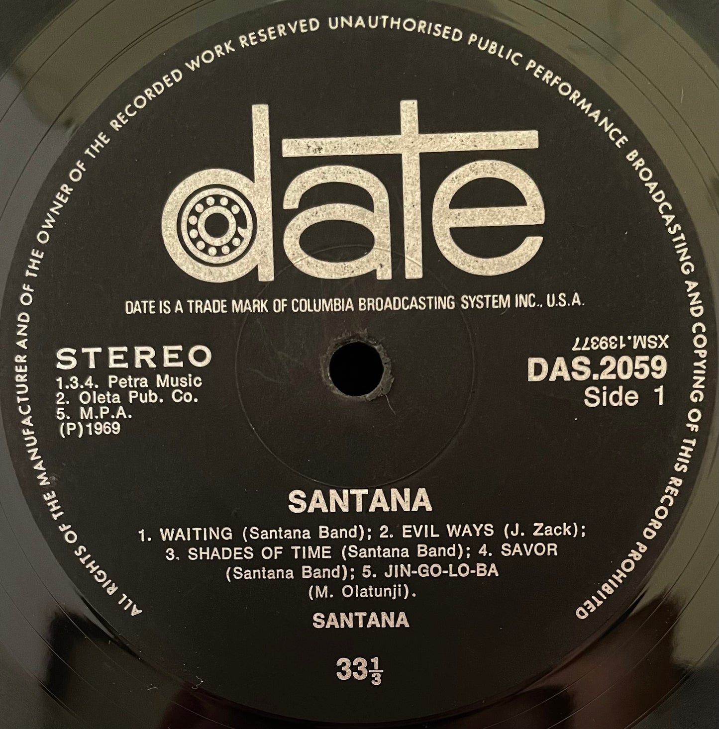 Santana – Santana - USED Vinyl LP