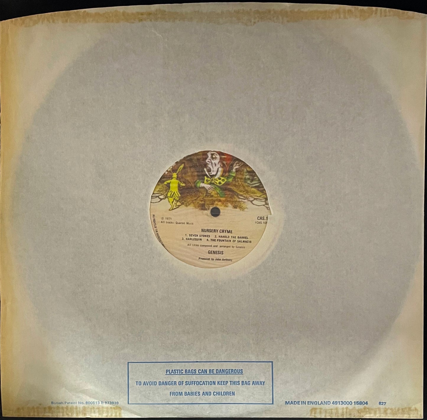 Genesis – Nursery Cryme - USED Vinyl LP