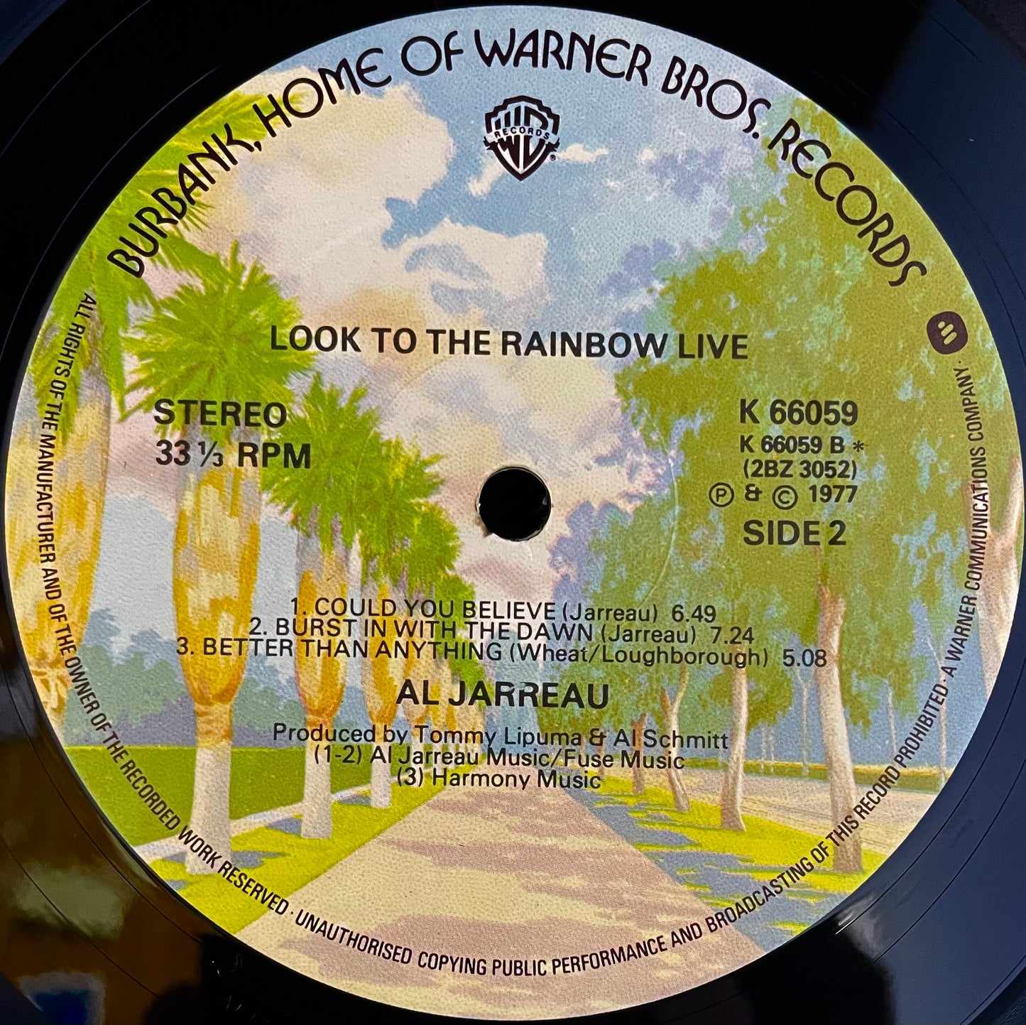Al Jarreau – Look To The Rainbow - Live In Europe - USED Vinyl 2LP