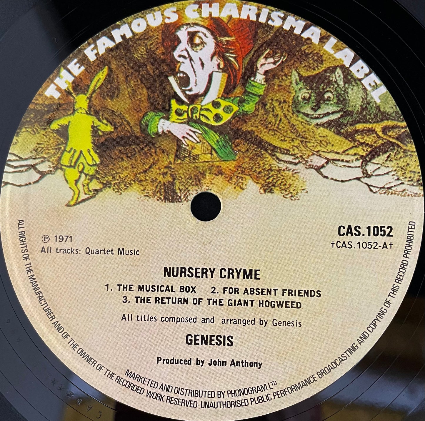 Genesis – Nursery Cryme - USED Vinyl LP