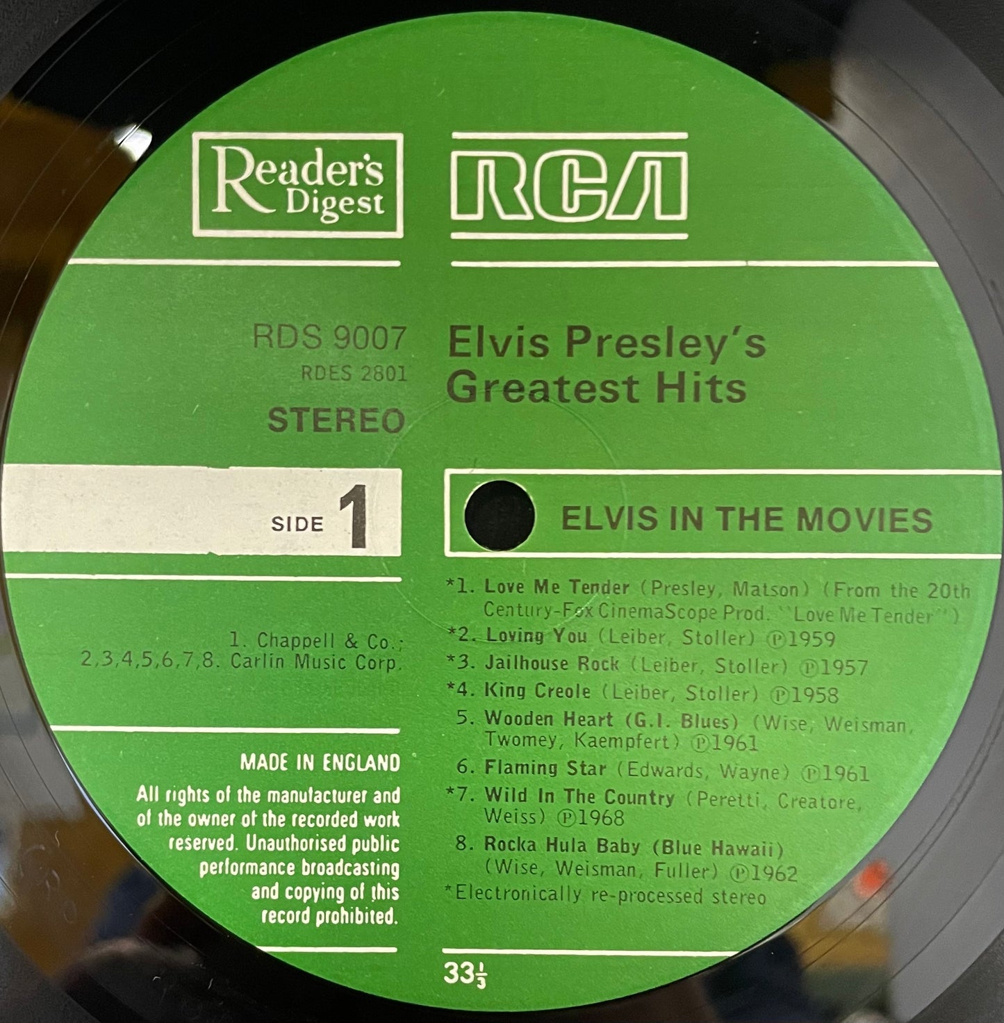 Elvis – Elvis In The Movies - USED Vinyl LP