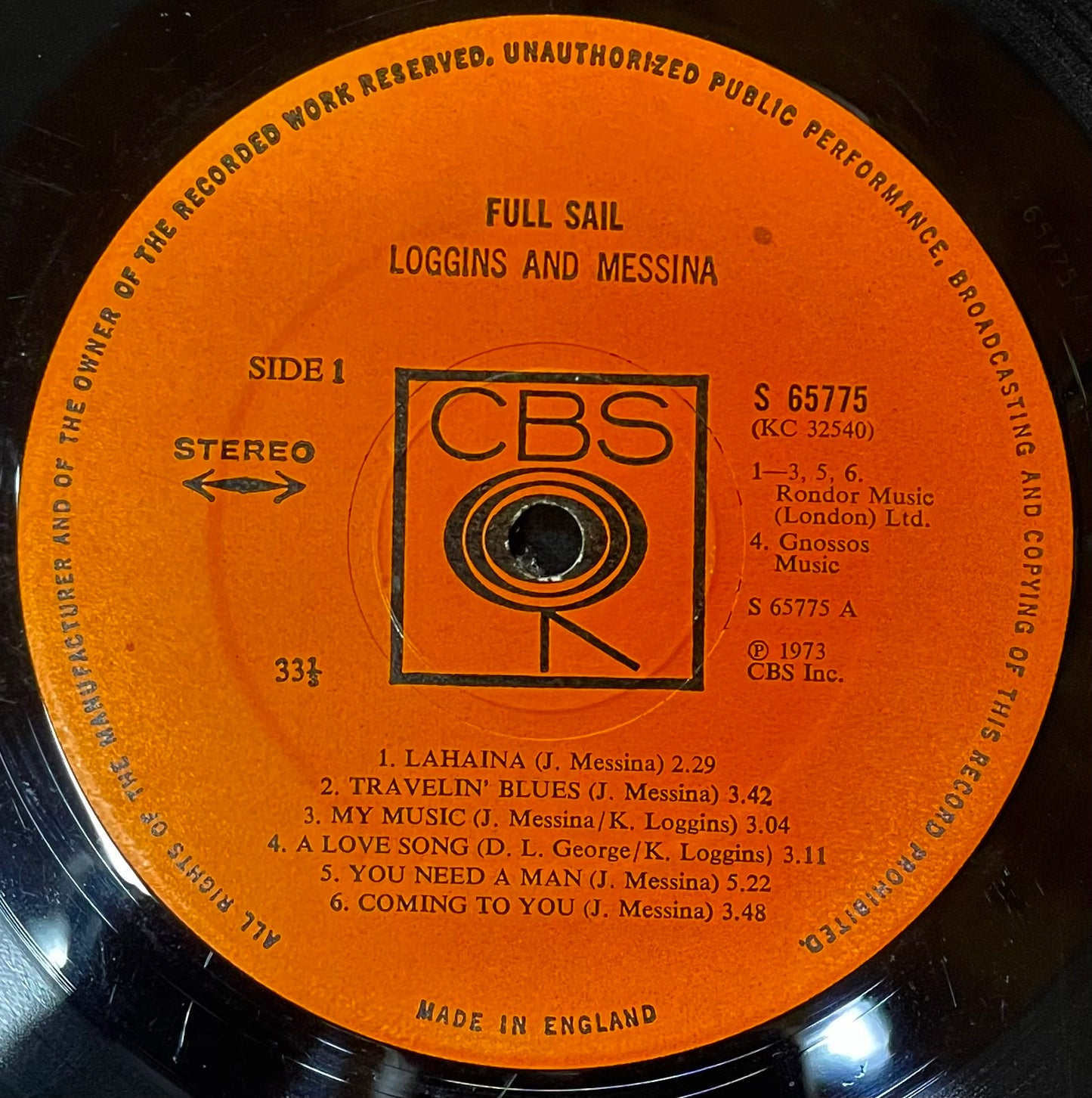 Loggins And Messina – Full Sail - USED Vinyl LP