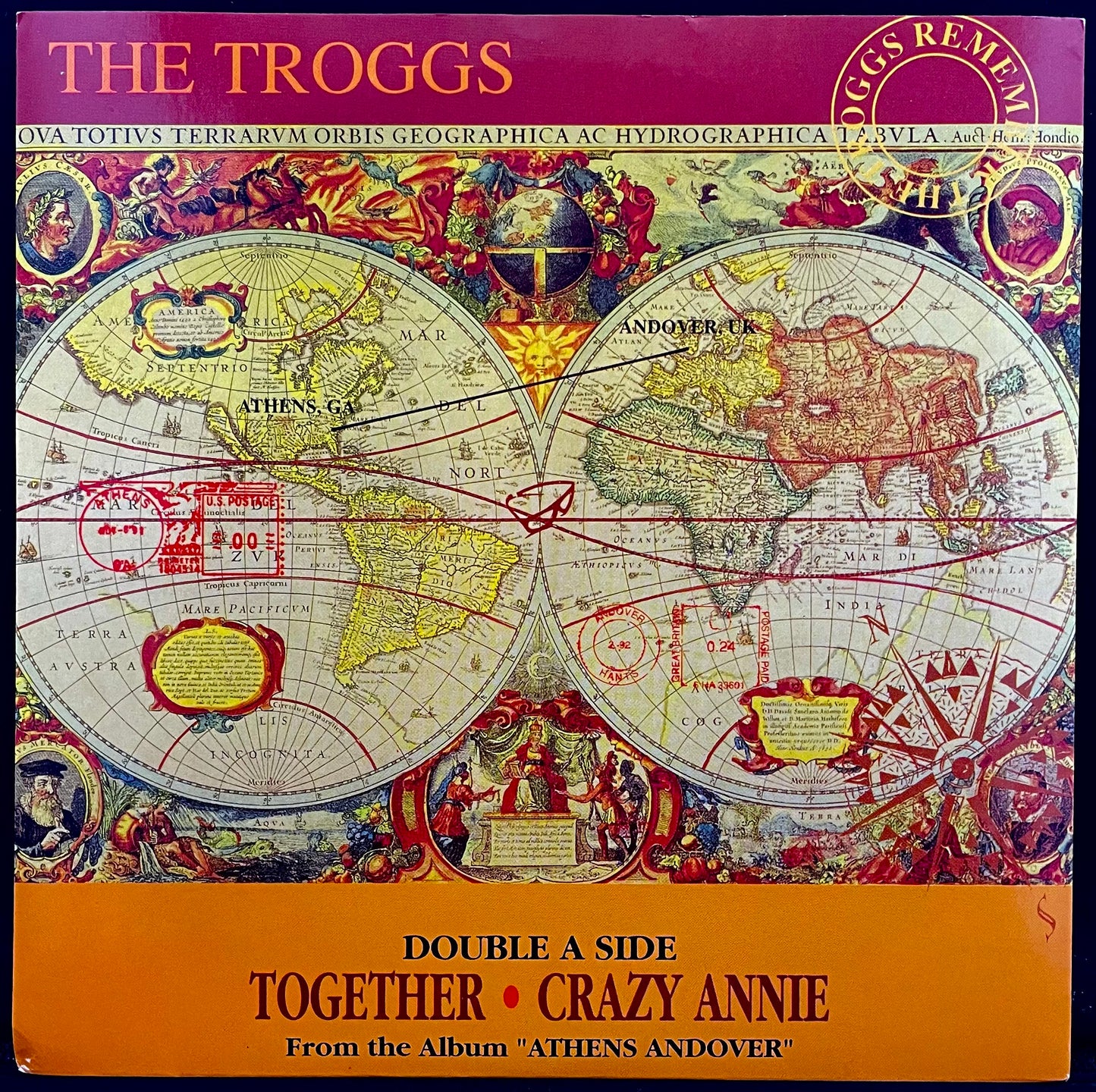 The Troggs ‎– Together / Crazy Annie – USED Vinyl 7" Single