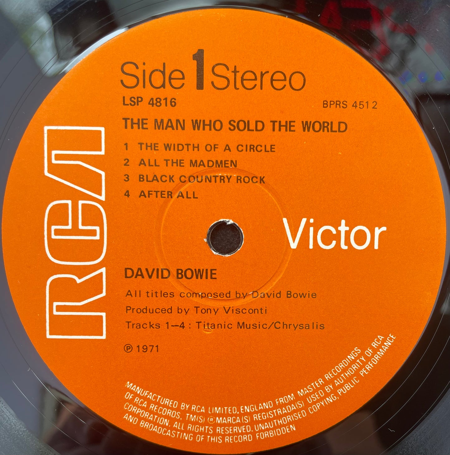 David Bowie – The Man Who Sold The World - USED Vinyl LP