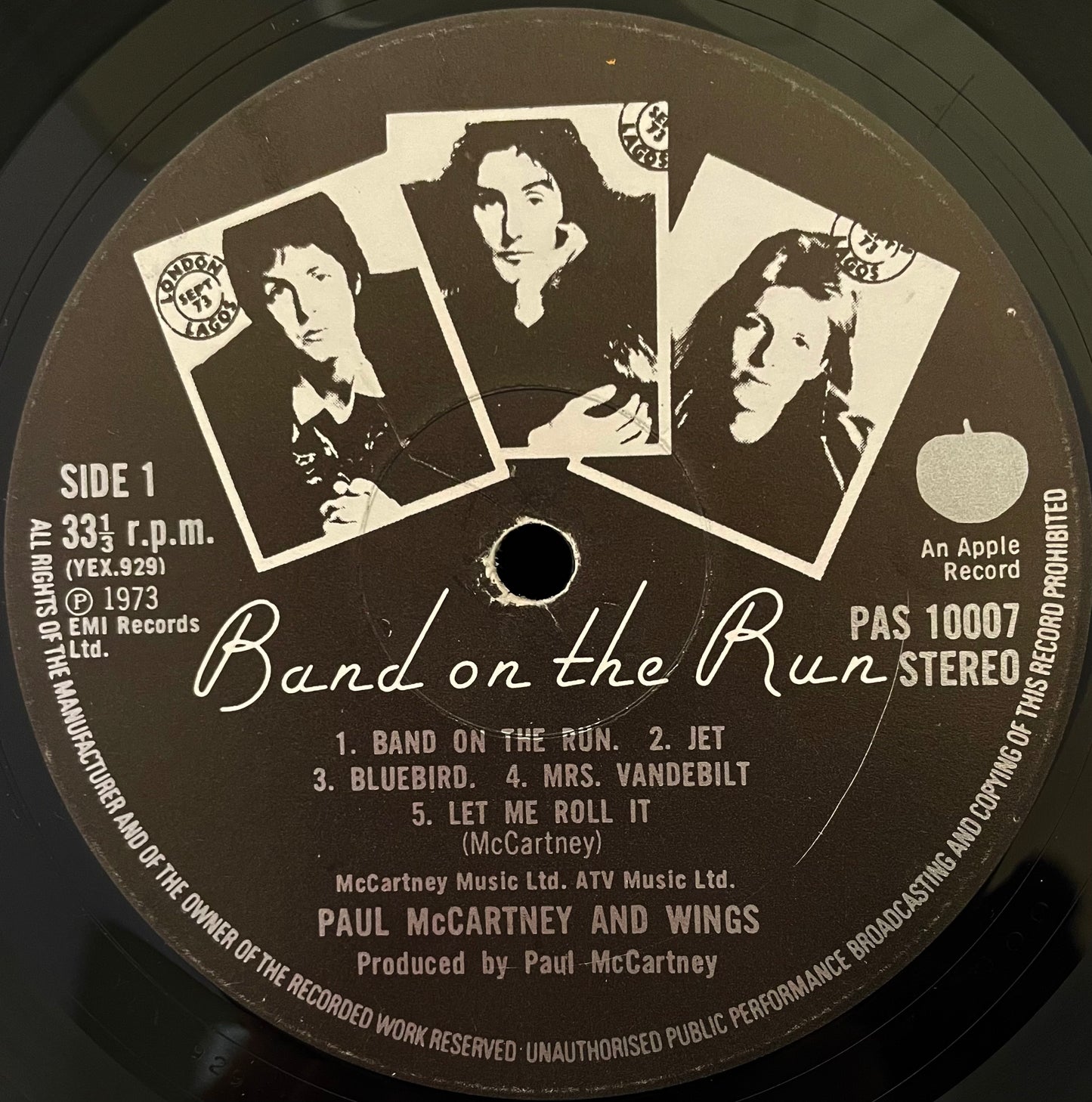 Paul McCartney And Wings – Band On The Run - USED Vinyl LP