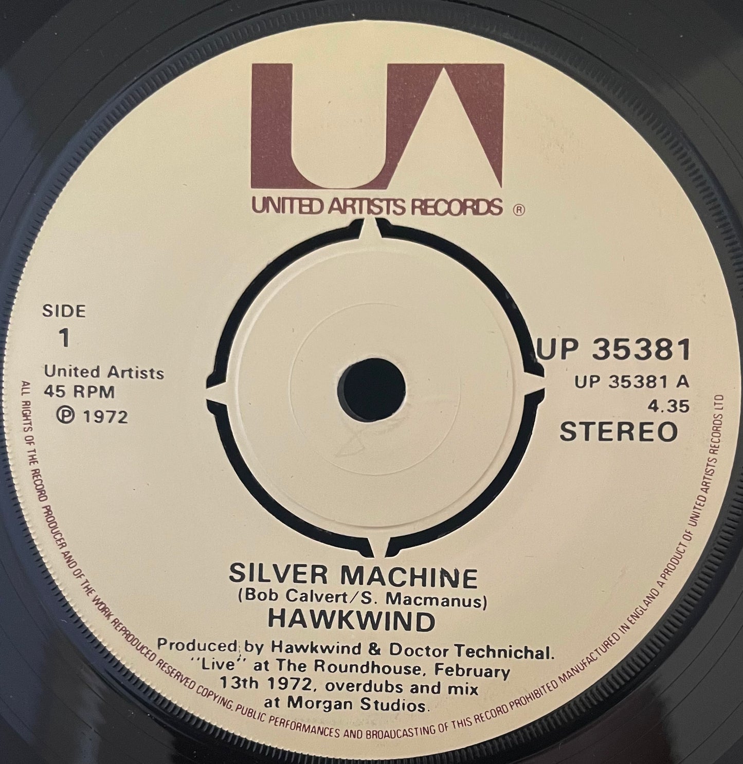 Hawkwind – Silver Machine - USED Vinyl 7" Single