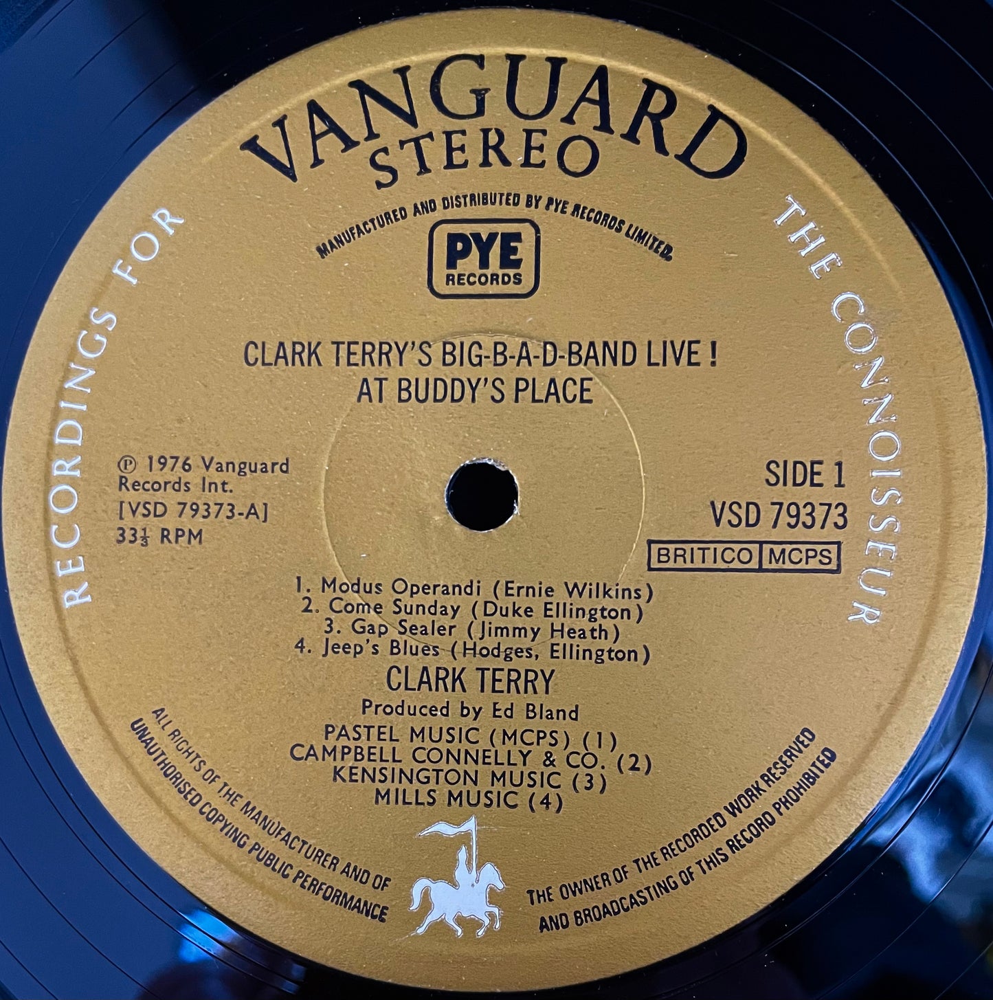 Clark Terry's Big Bad Band – Live! At Buddy's Place - USED Vinyl LP