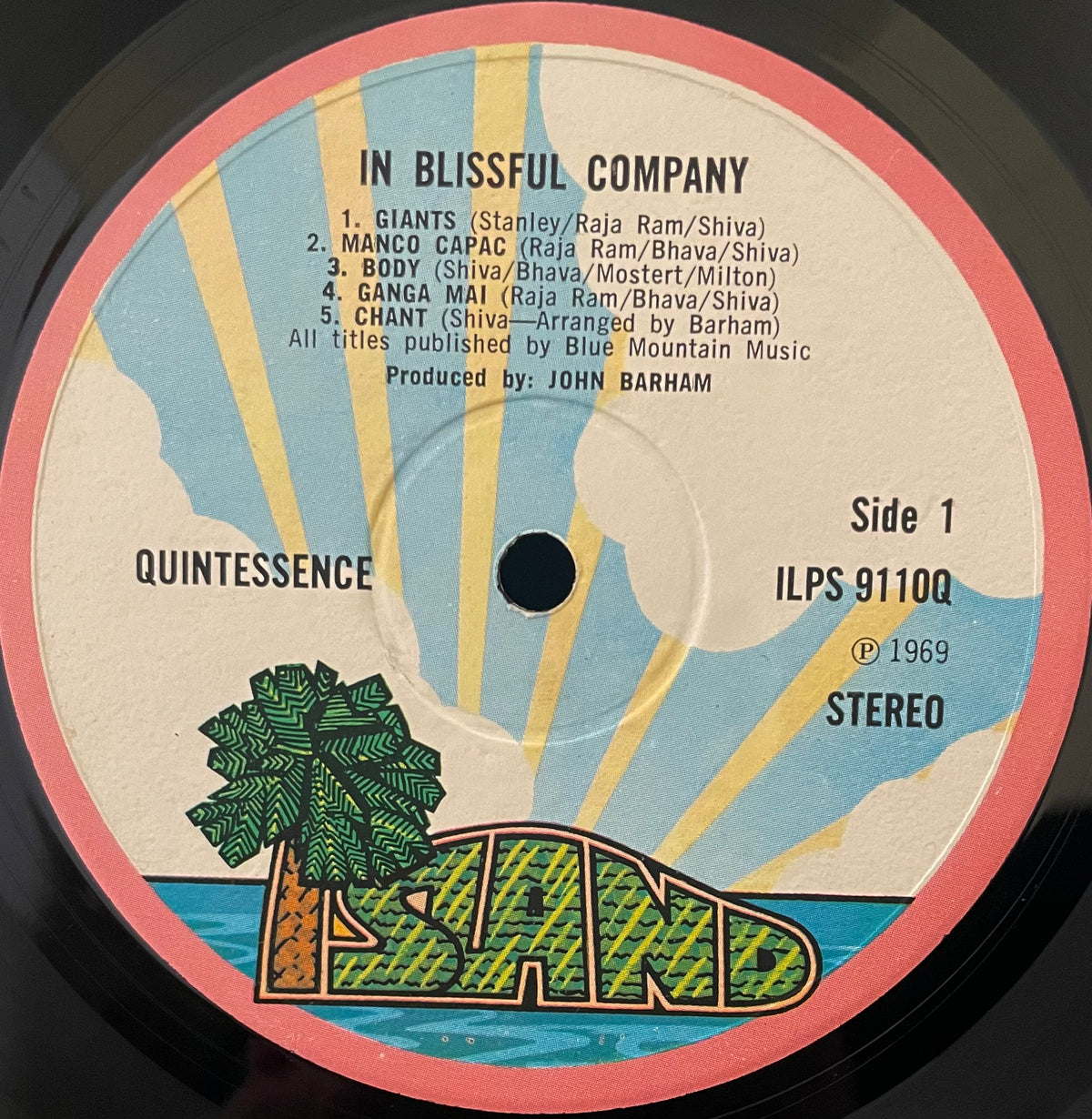 Quintessence – In Blissful Company - USED Vinyl 12" LP
