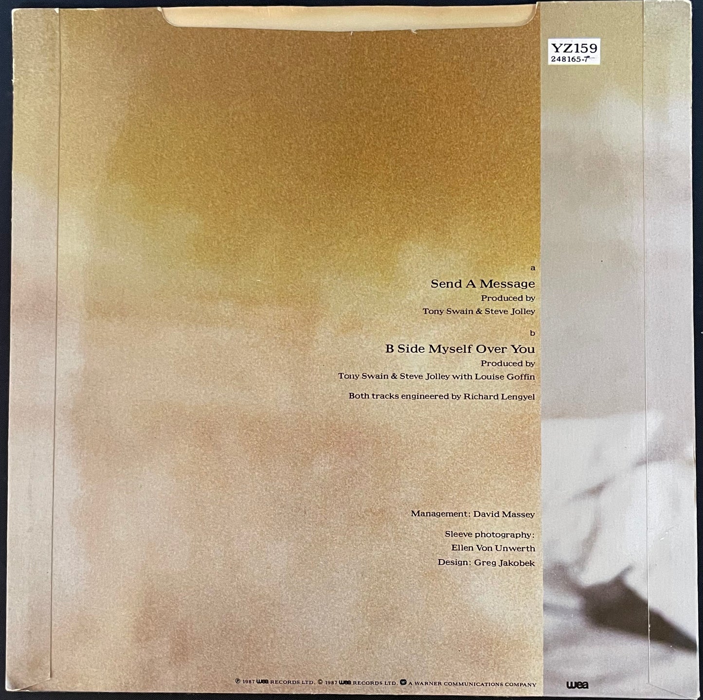 Louise Goffin – Send A Message - USED Vinyl 7" Single