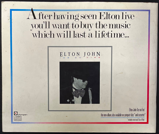 Elton John - World Tour 85/86 Tour Programme