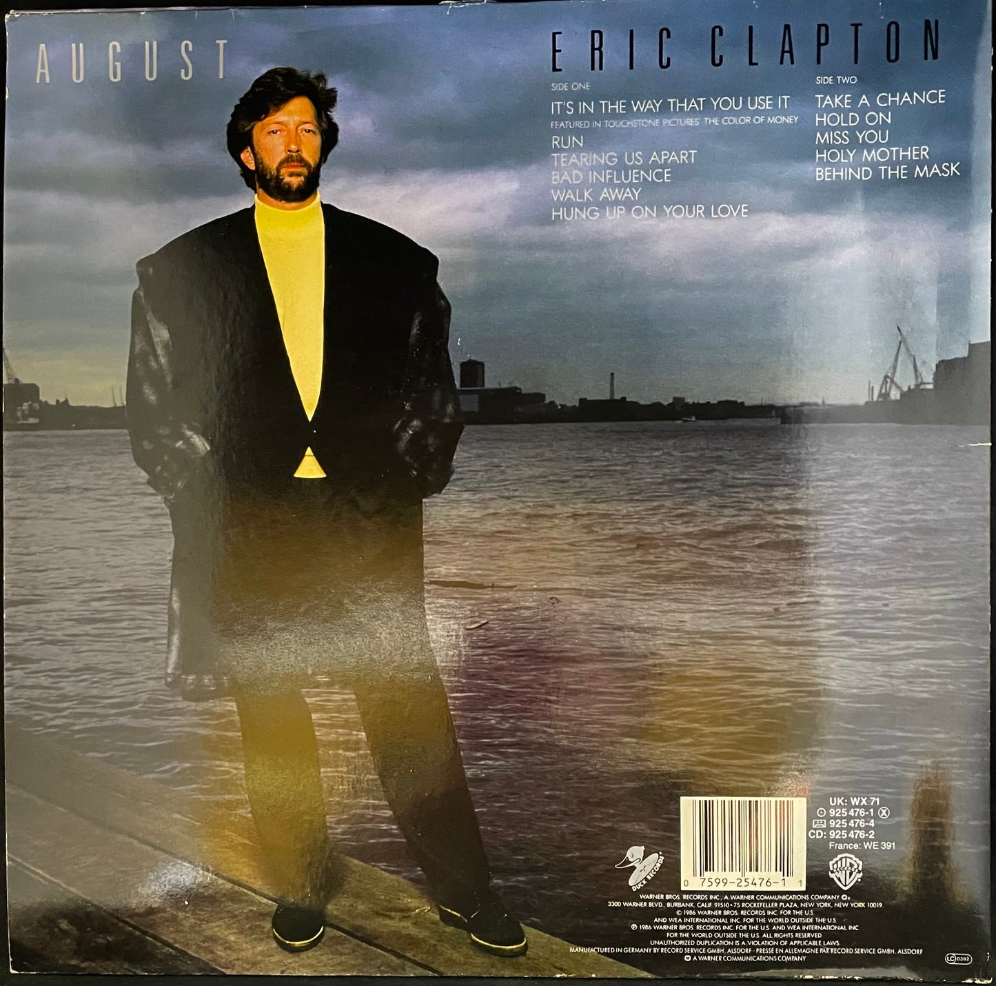 Eric Clapton – August - USED Vinyl LP