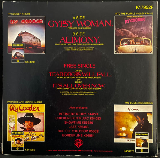 Ry Cooder – Gypsy Woman – USED Vinyl 2x7" Single Limited Edition