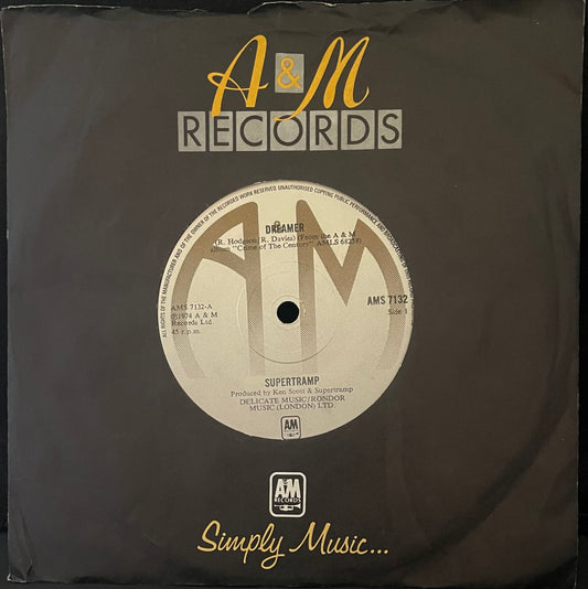 Supertramp – Dreamer - USED Vinyl 7" Single