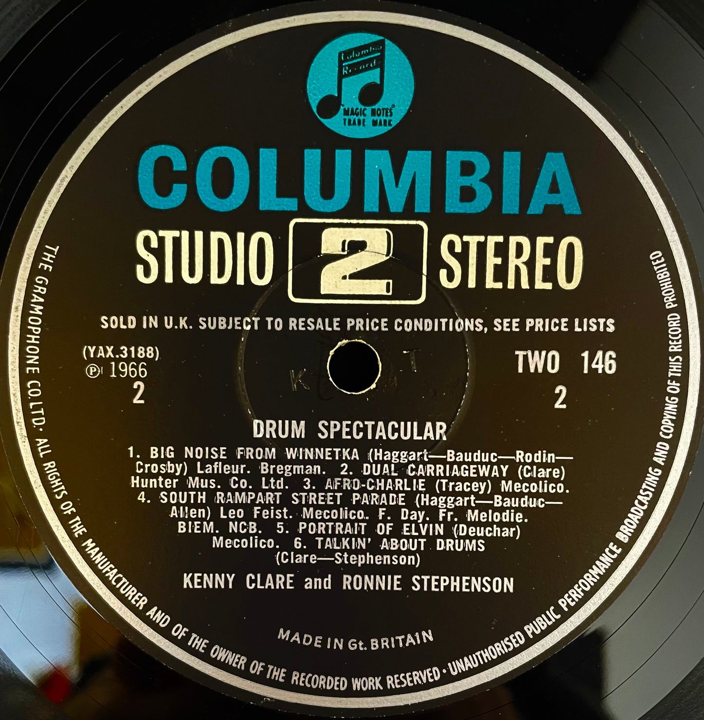 Kenny Clare And Ronnie Stephenson – Drum Spectacular - USED Vinyl LP