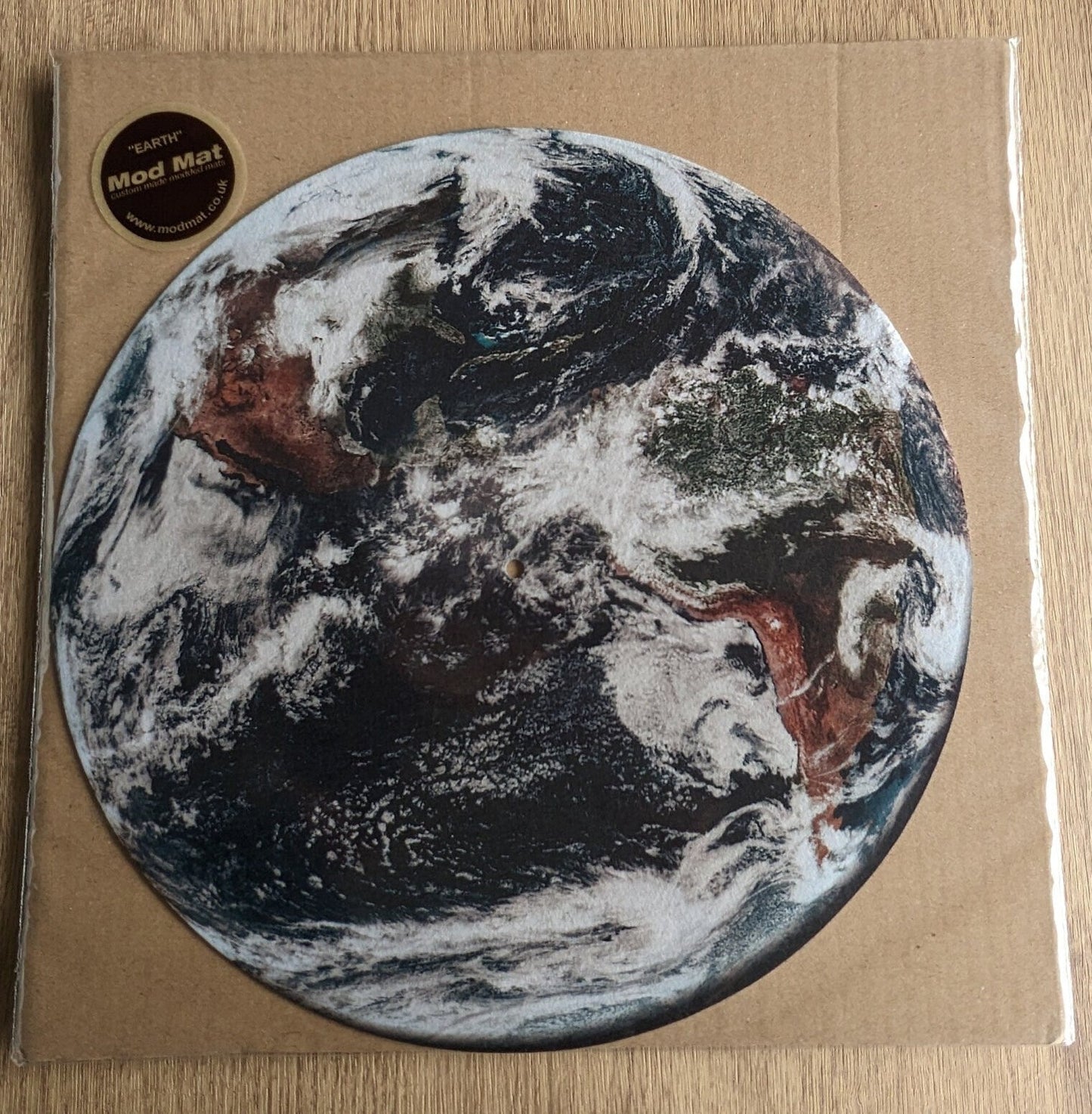 Earth Slipmat | 7" 12" Vinyl Turntable Mat | DJ Record Player Felt Mat