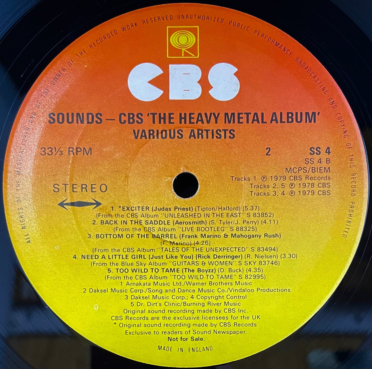 Various – The Heavy Metal Album - USED Vinyl LP