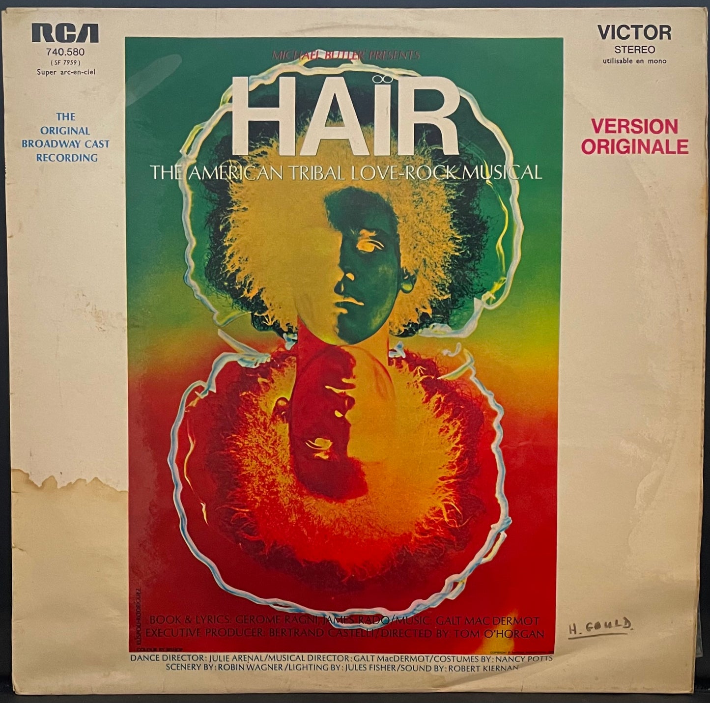 Various – Hair – The American Tribal Love-Rock Musical (Originalversion) – gebrauchte Vinyl-LP