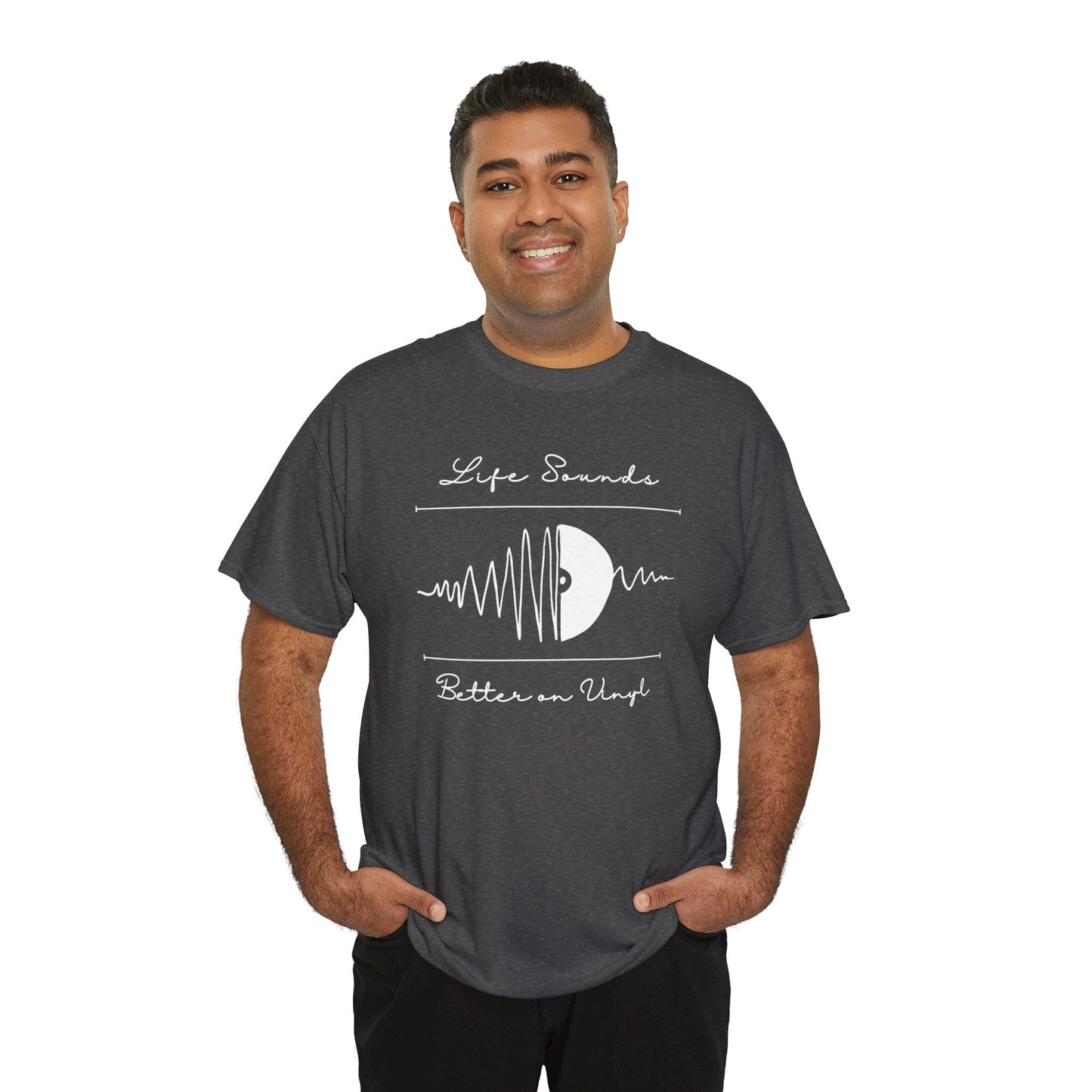 'Life Sounds Better on Vinyl' Men's T-Shirt