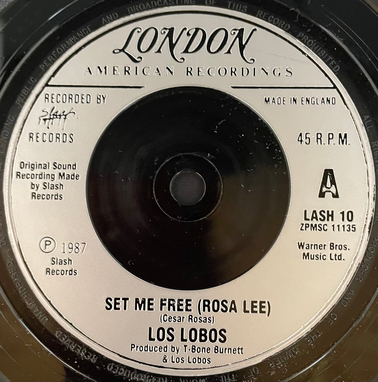 Los Lobos – The Rosa Lee 3 Track EP - USED Vinyl 7" EP