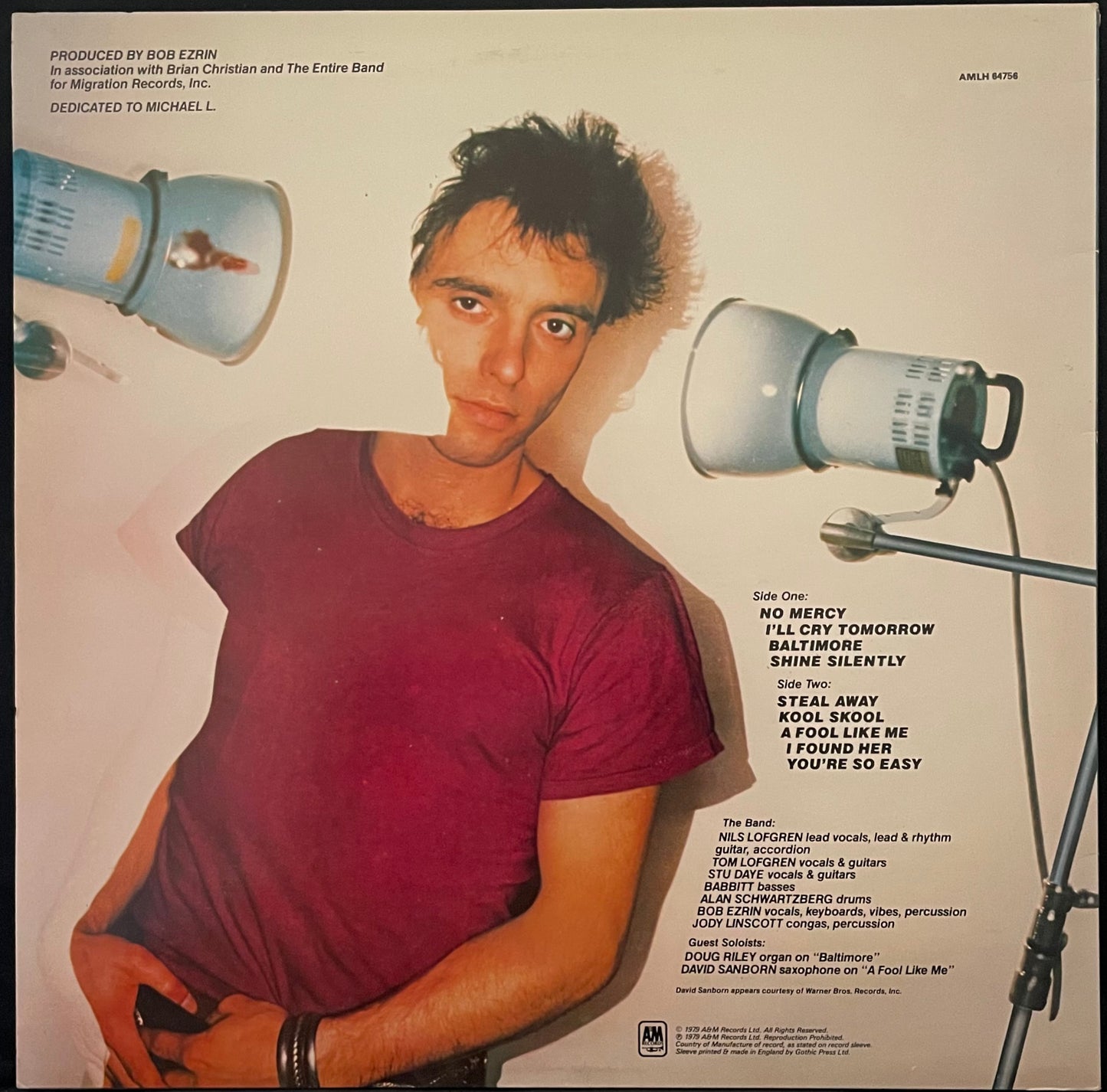 Nils Lofgren – Nils - USED Vinyl LP