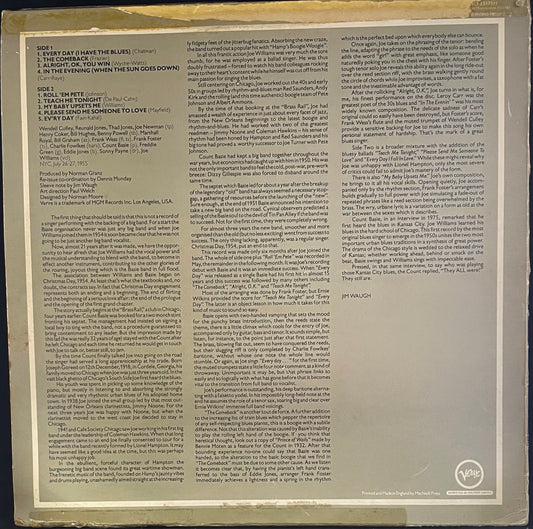 Count Basie & Joe Williams – Swingin' With The Count - USED Vinyl LP MONO