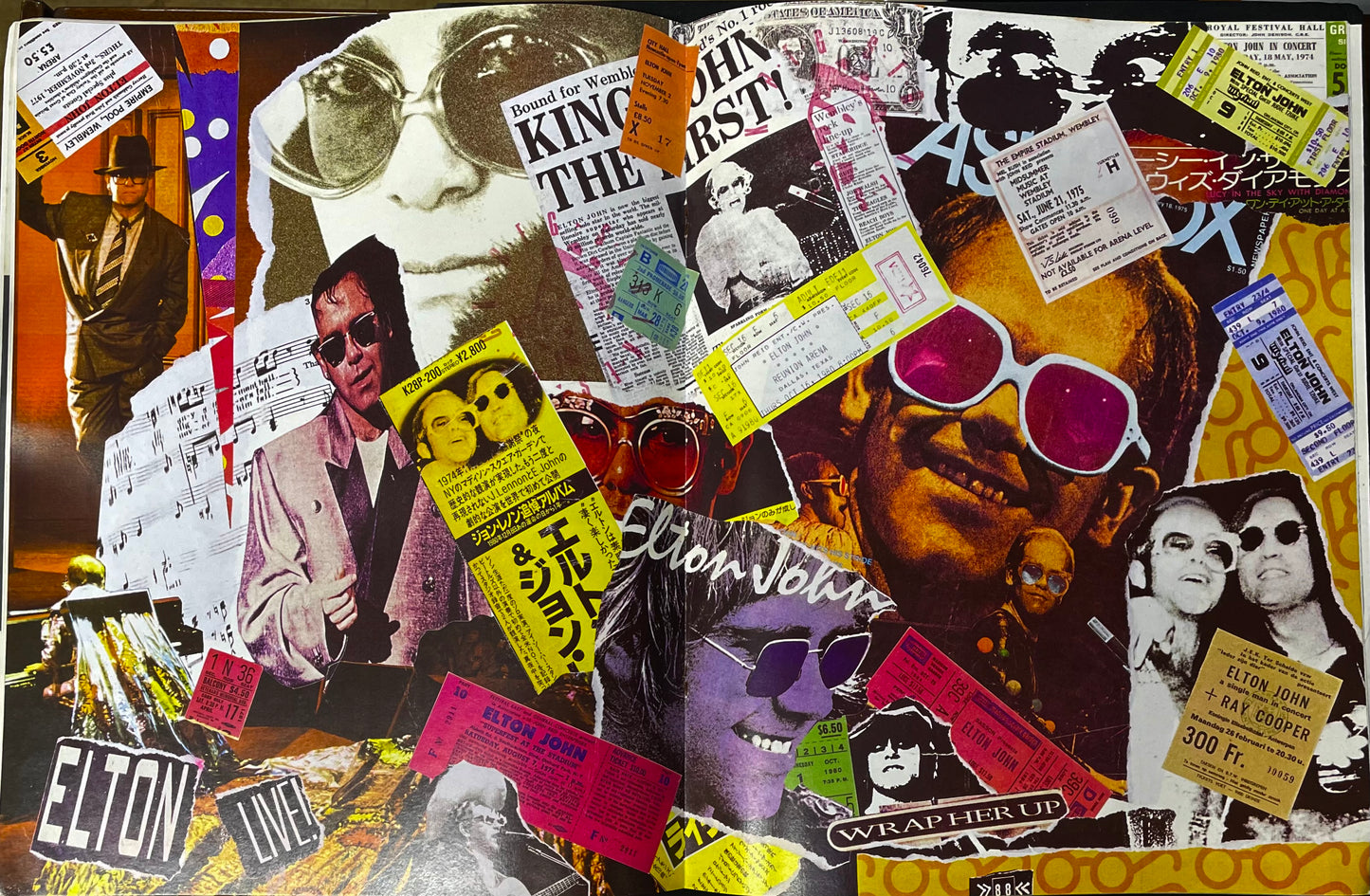 Elton John - The World 1989 - 1990 Tour Programme