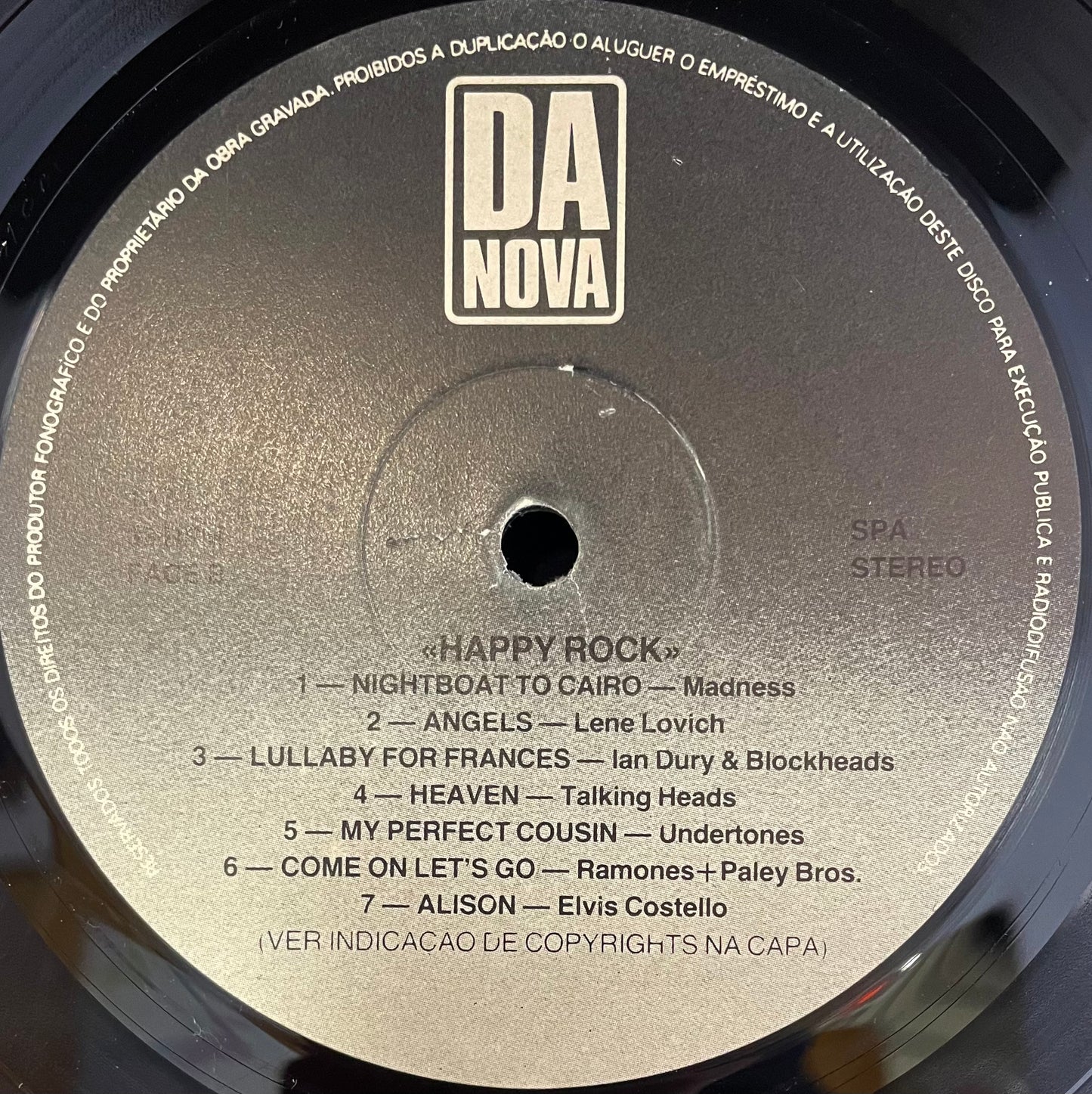 Various – Happy Rock - O Máximo Da New Wave - USED Blue/Red Translucent Vinyl 2LP + T-Shirt