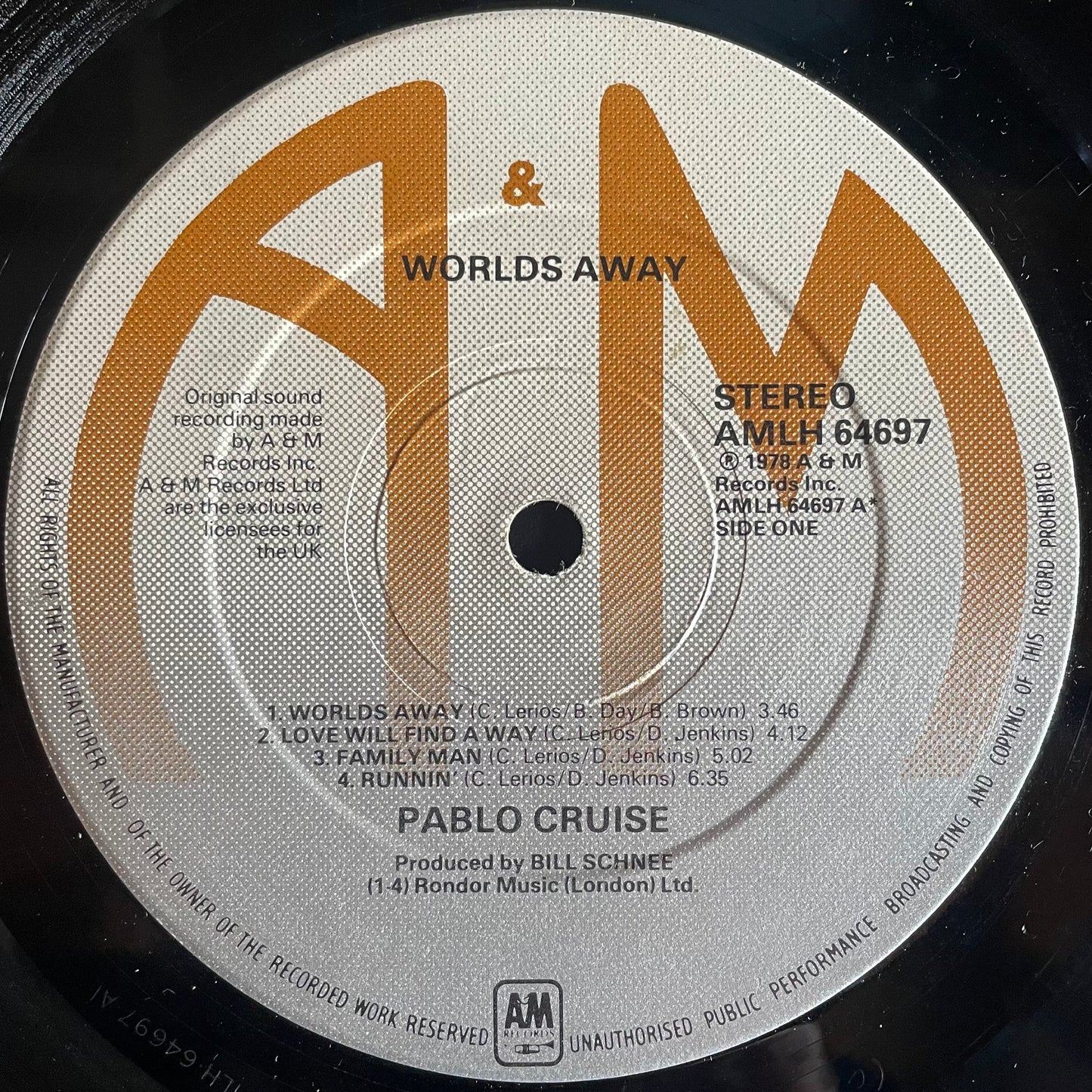 Pablo Cruise – Worlds Away - USED Vinyl LP