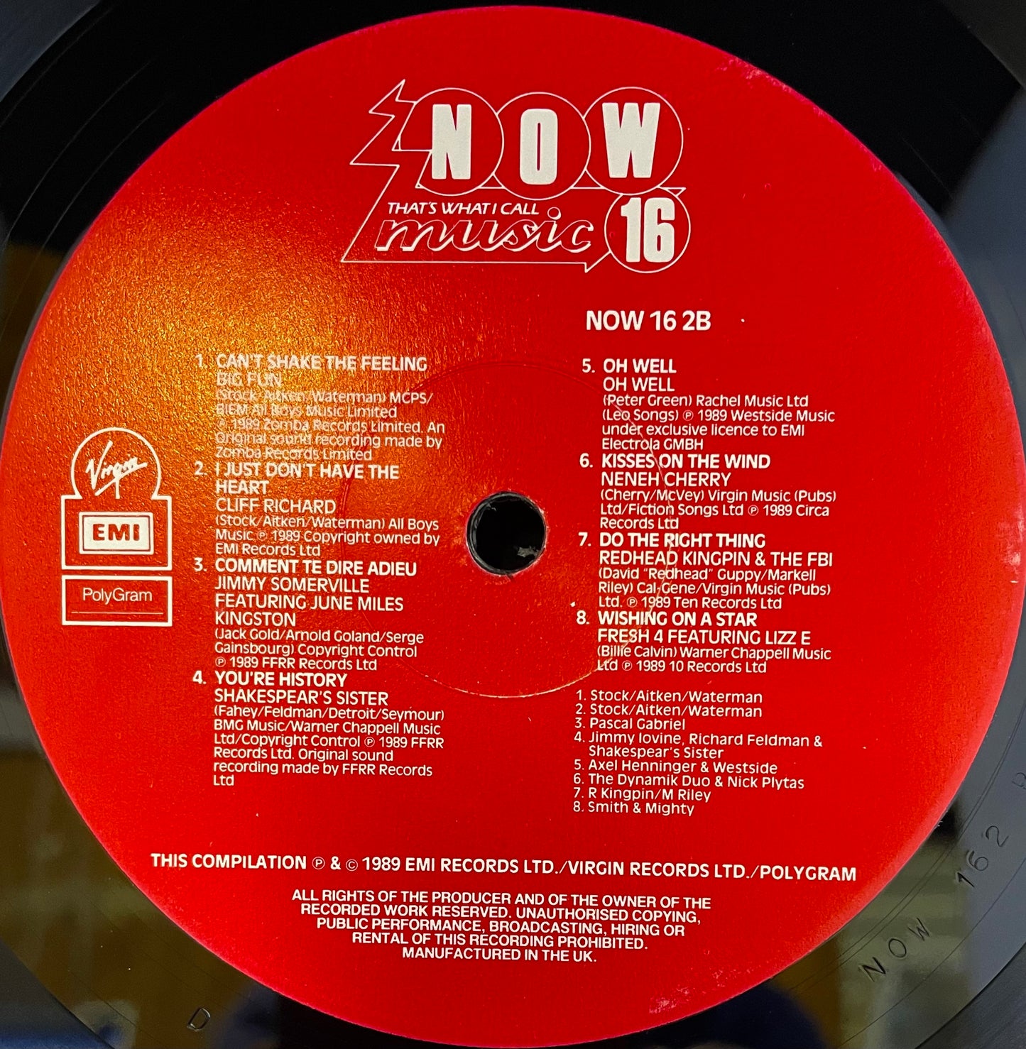 Various – Now That's What I Call Music 16 - USED Vinyl 2LP