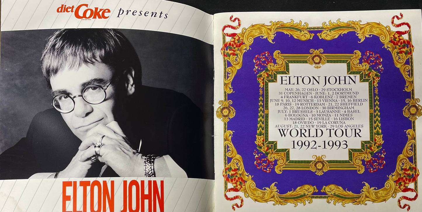 Elton John & Eric Clapton - World Tour 1992 - 1993 Joint Tour Programme