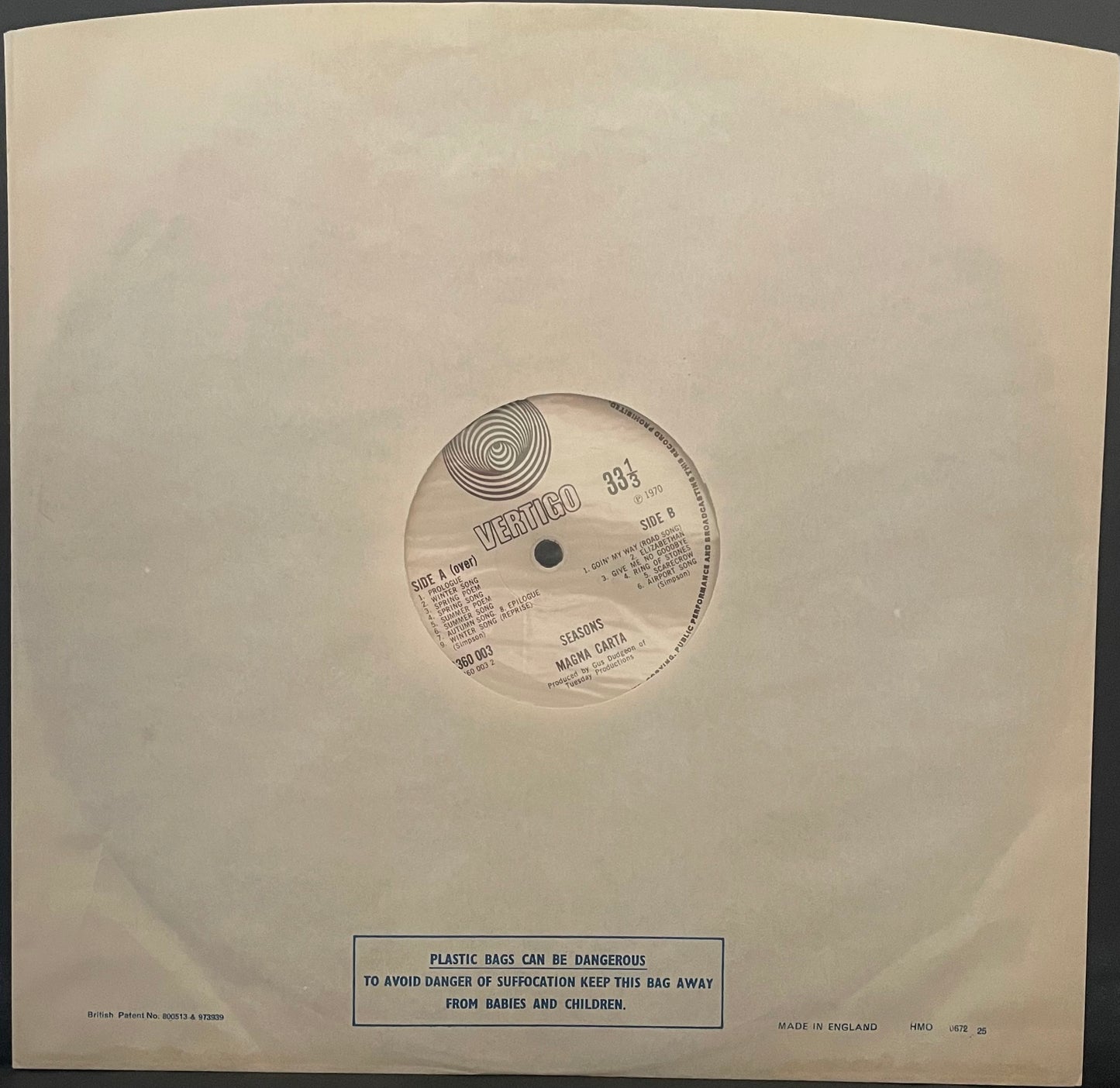 Magna Carta – Seasons - USED Vinyl LP