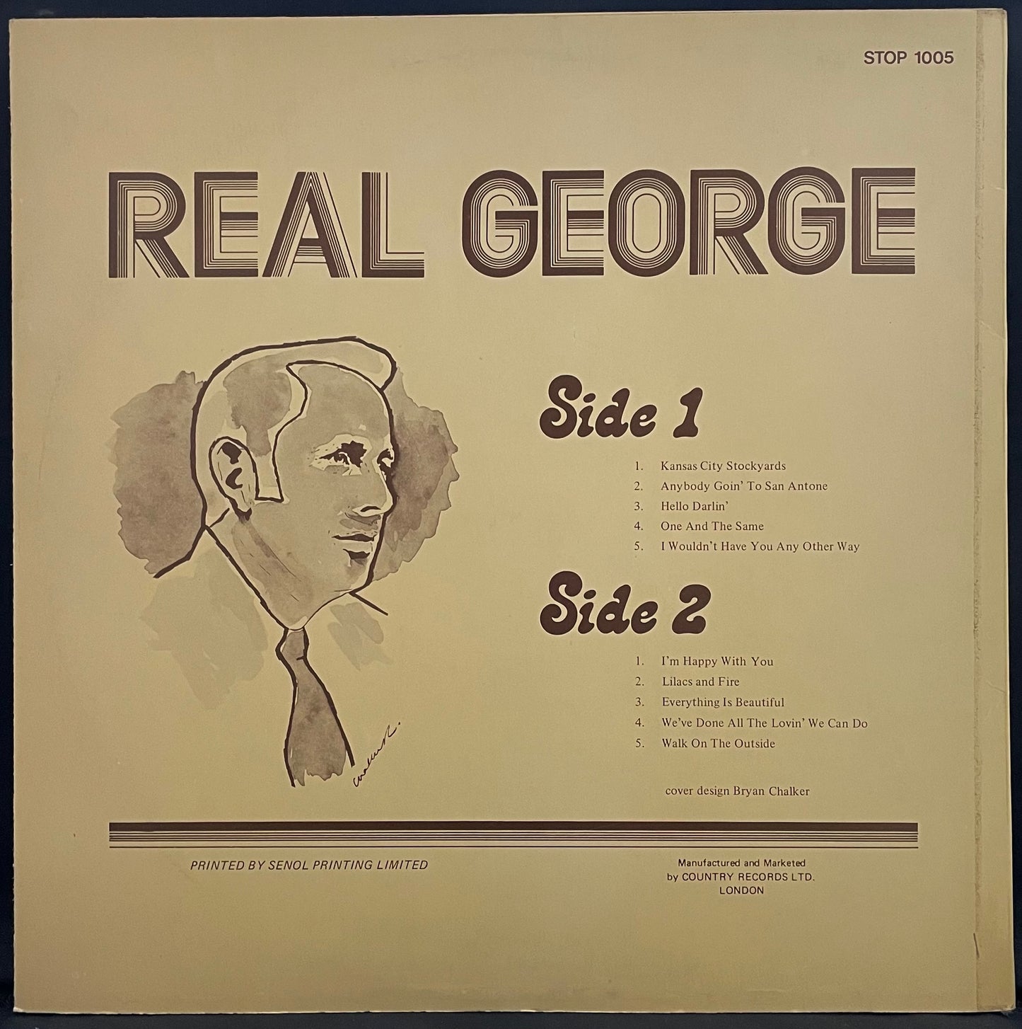 George Morgan – Real George– USED Vinyl LP