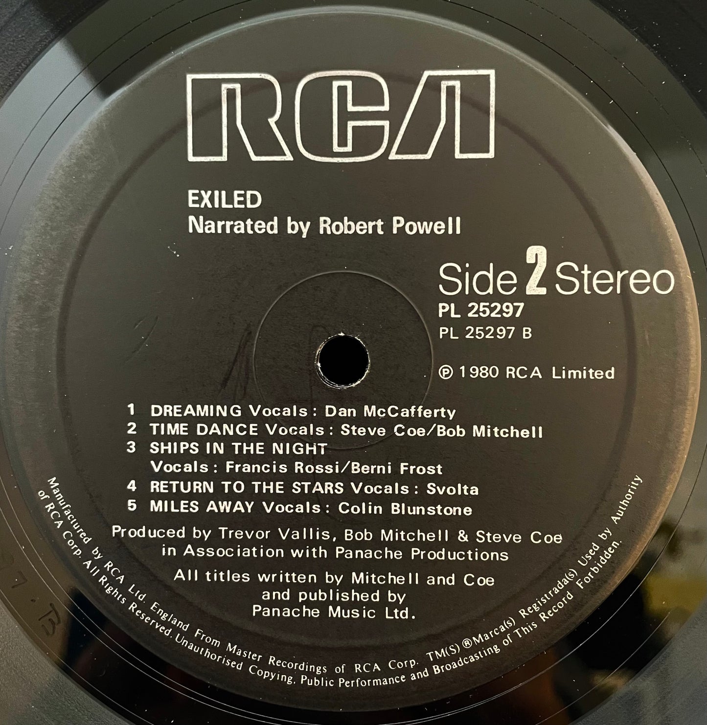 Mitchell / Coe Mysteries – Exiled – USED Vinyl LP