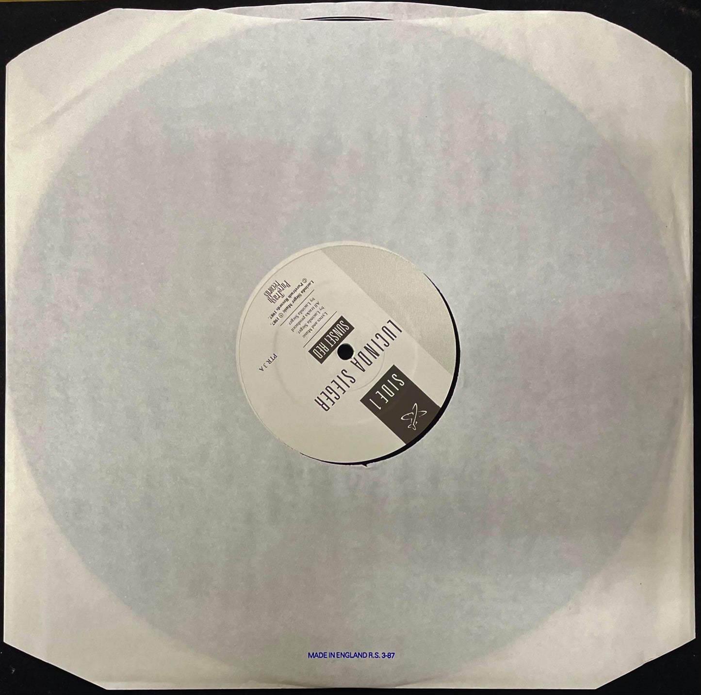 Lucinda Sieger And Her Continental Cartoon – Sunset Red - USED Vinyl 12" Single