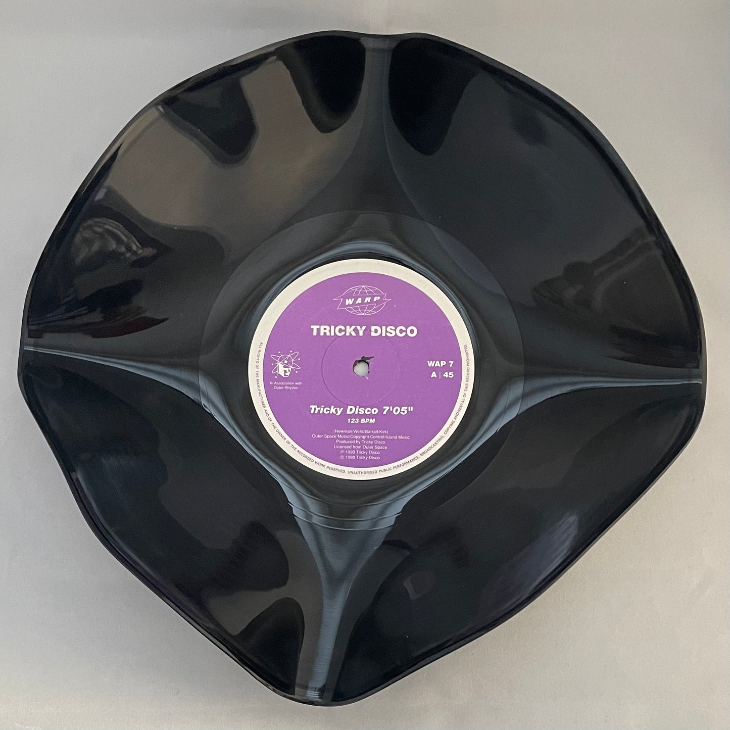The 'Tricky Disco’ 12" Vinyl Record Bowl
