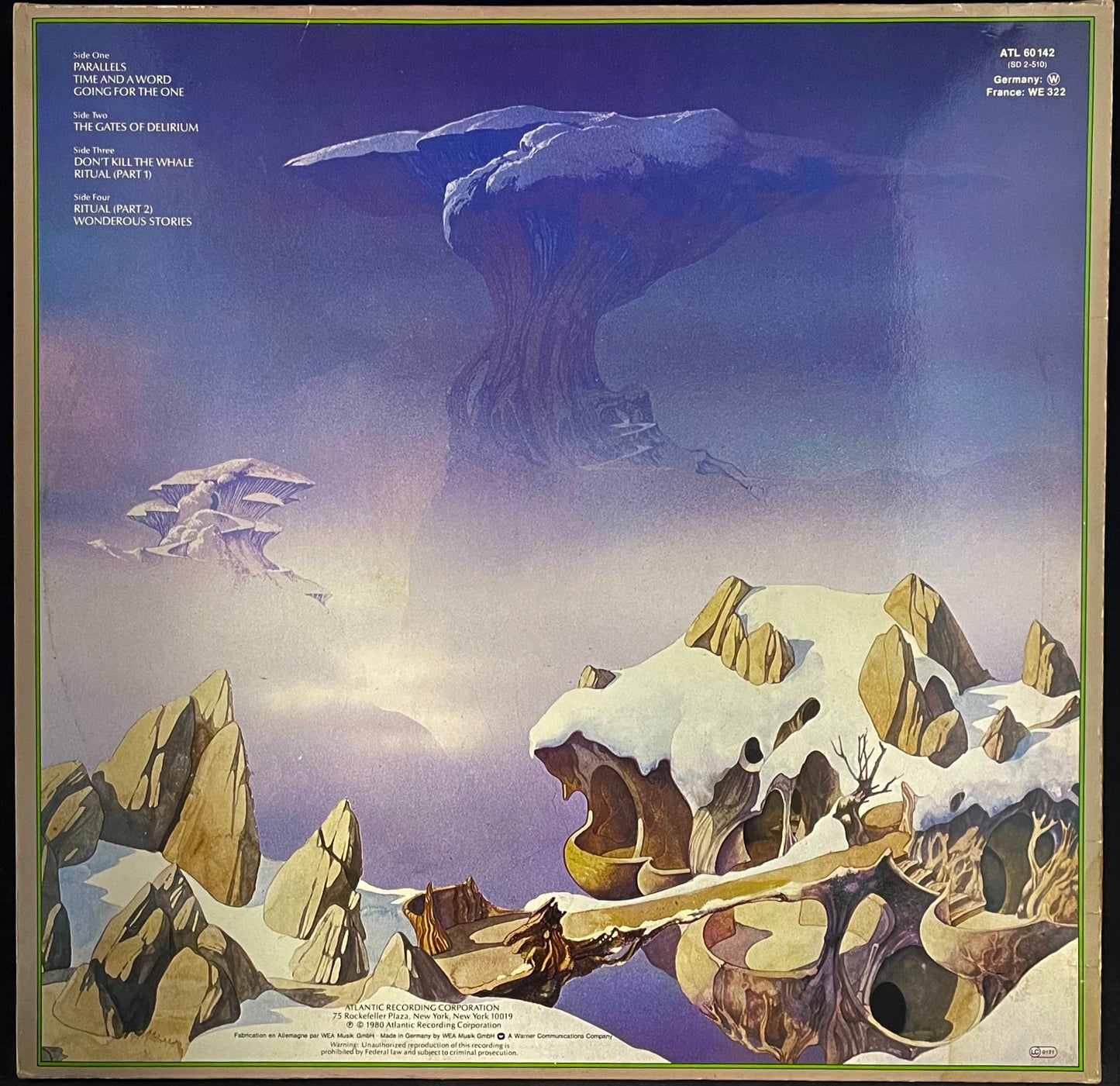 Yes – Yesshows - USED Vinyl 2LP