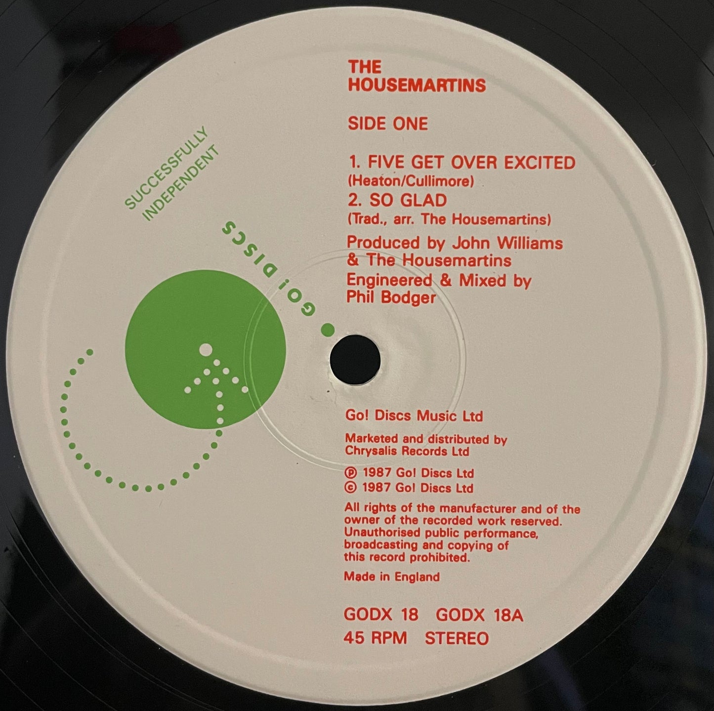 The Housemartins – Five Get Over Excited – USED Vinyl 12" EP