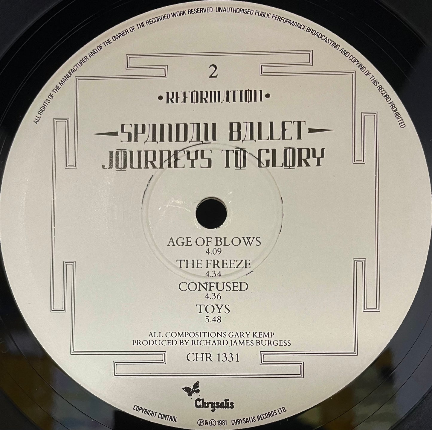 Spandau Ballet – Journeys To Glory - USED Vinyl LP