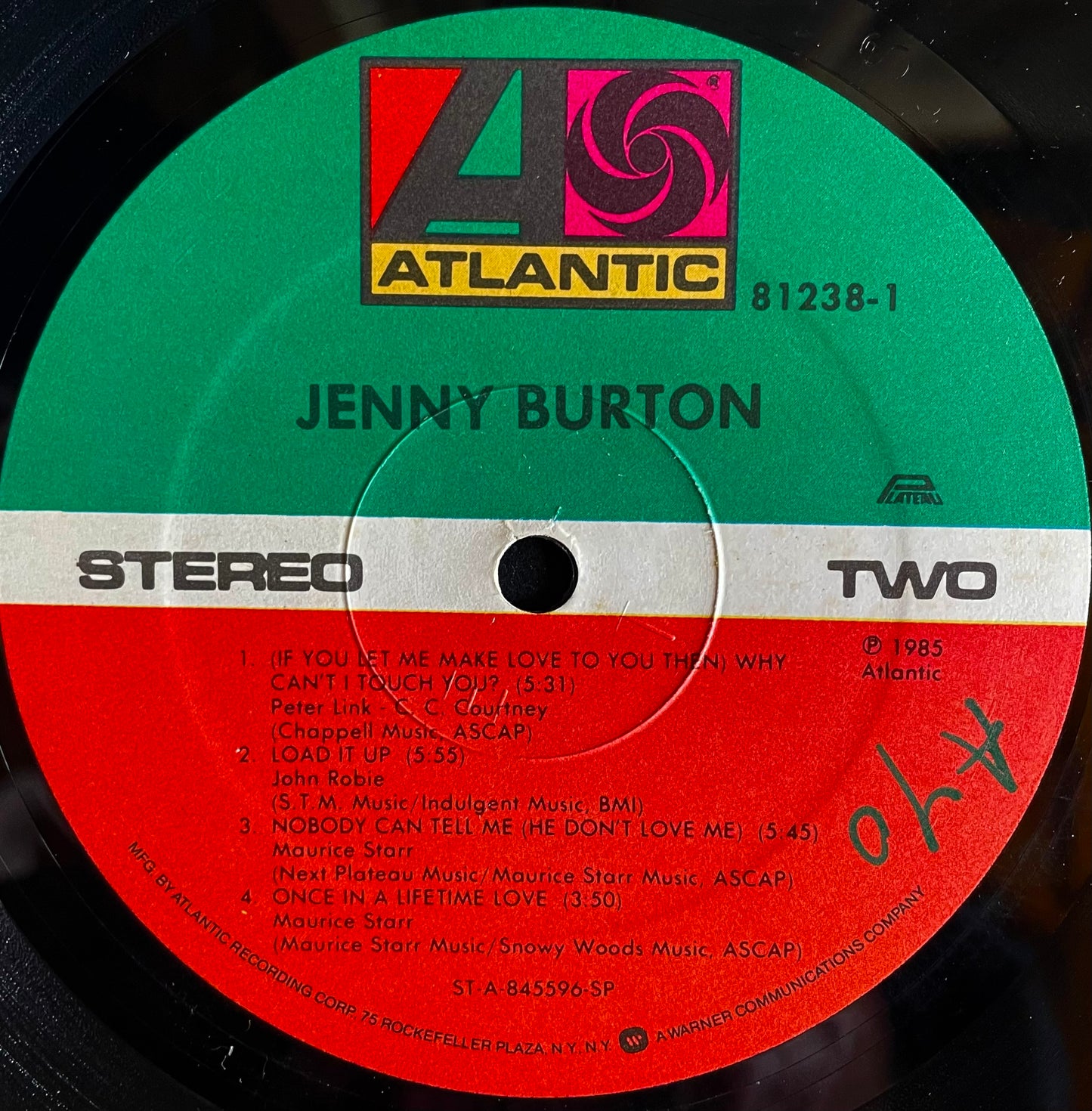 Jenny Burton – Jenny Burton - USED Vinyl LP