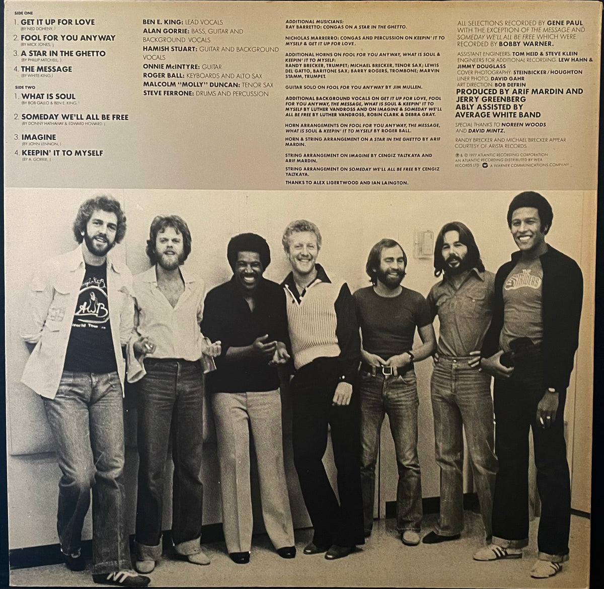 Average White Band & Ben E. King – Benny And Us - USED Vinyl 12" LP