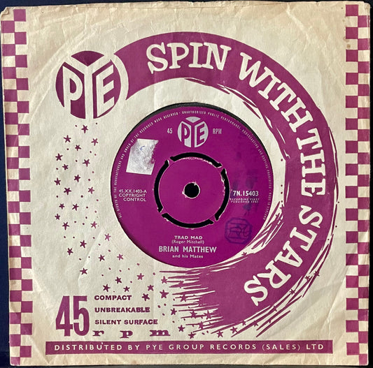 Brian Matthew – Trad Mad - USED Vinyl 7" Single
