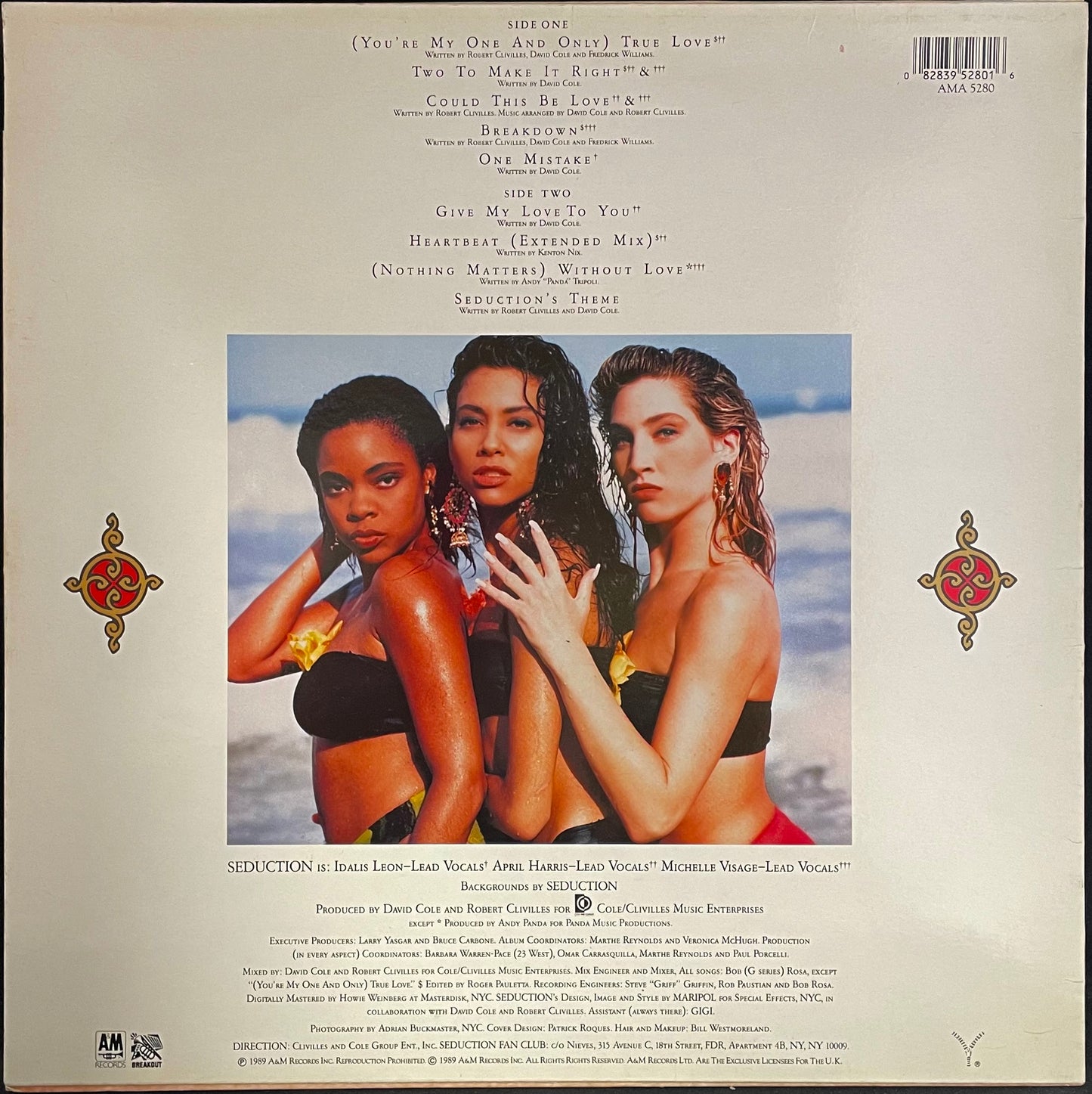 Seduction – Nothing Matters Without Love - USED Vinyl LP