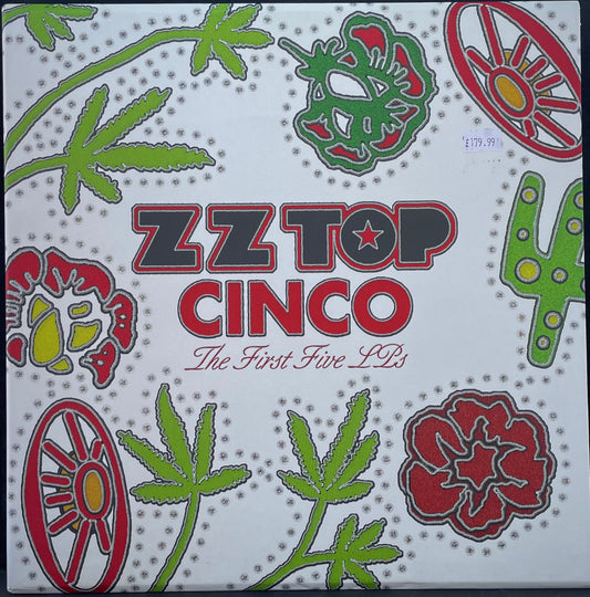 ZZ Top – Cinco (The First Five LPs) - USED 180G Vinyl 5LP Box Set