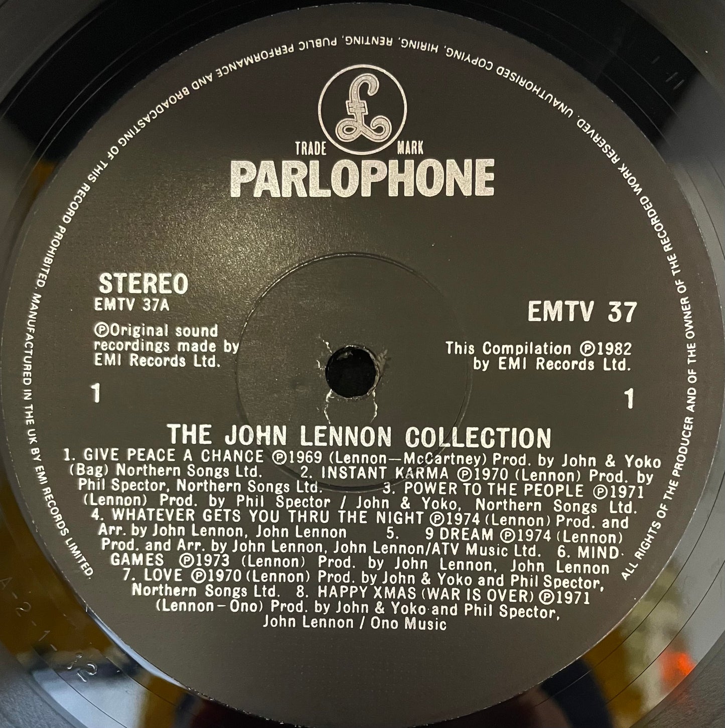 John Lennon – The John Lennon Collection - USED Vinyl LP
