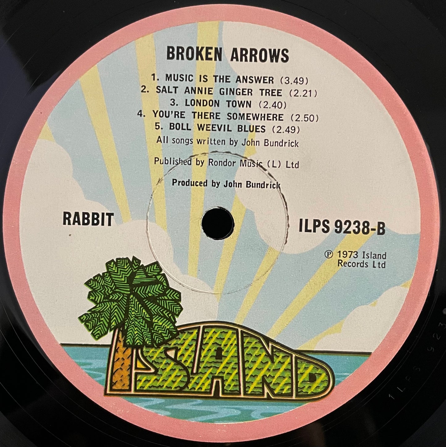 Rabbit – Broken Arrows – USED Vinyl LP