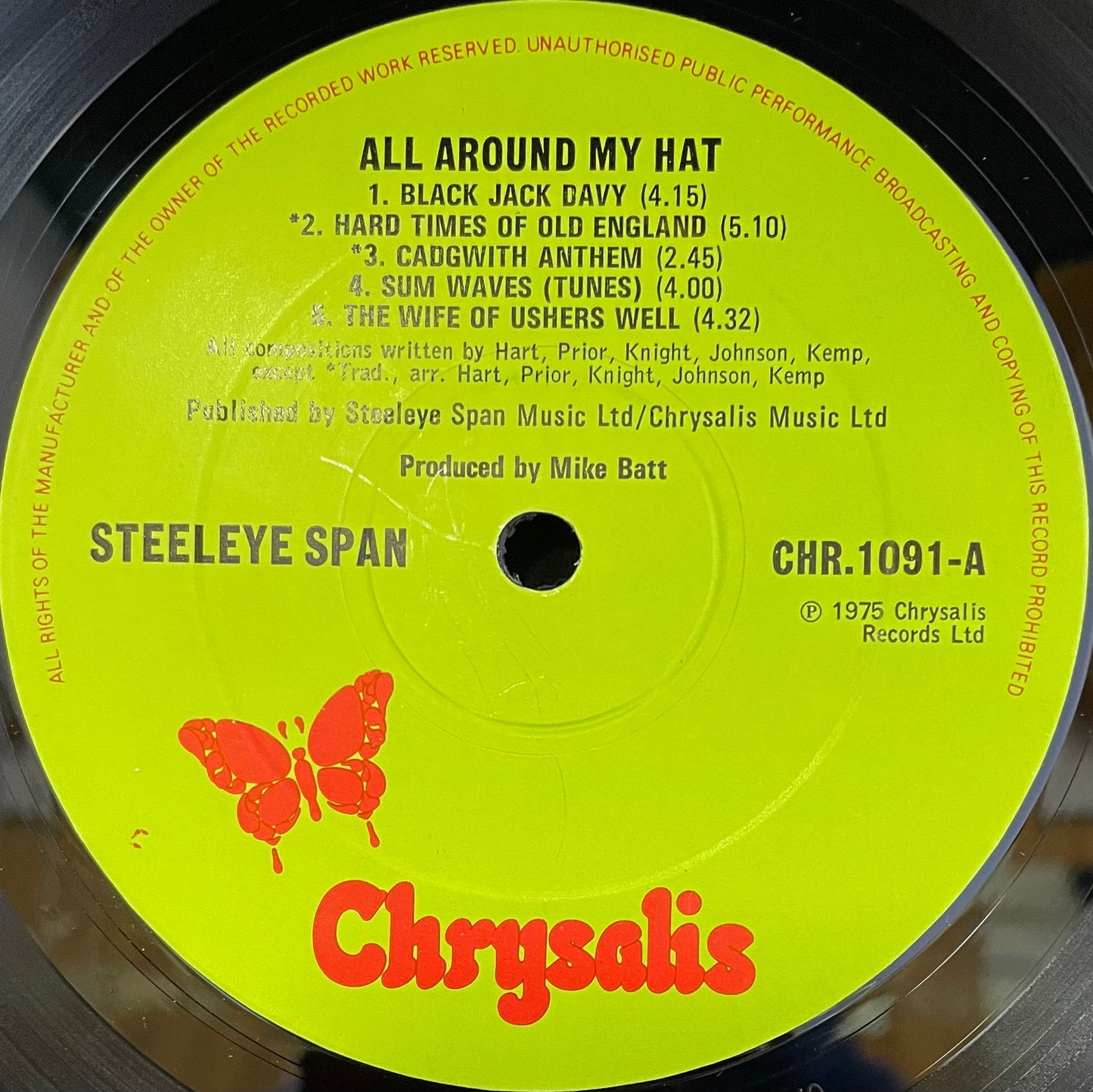 Steeleye Span – All Around My Hat - USED Vinyl LP