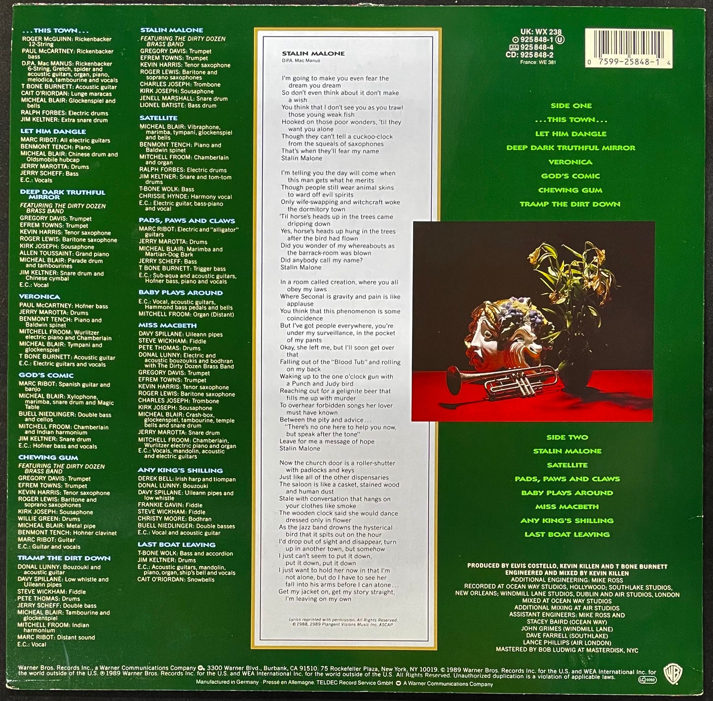 Elvis Costello – Spike - USED Vinyl LP