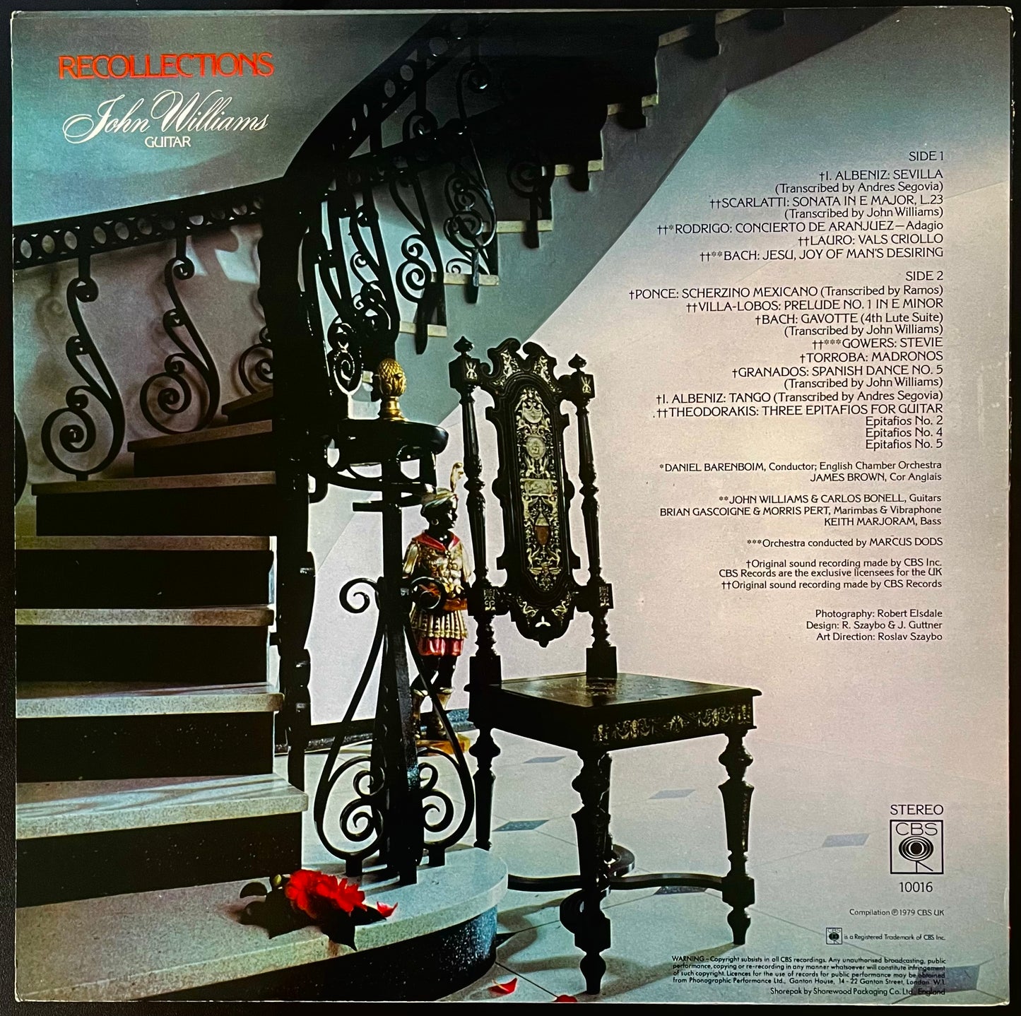 John Williams – Recollections - USED Vinyl LP