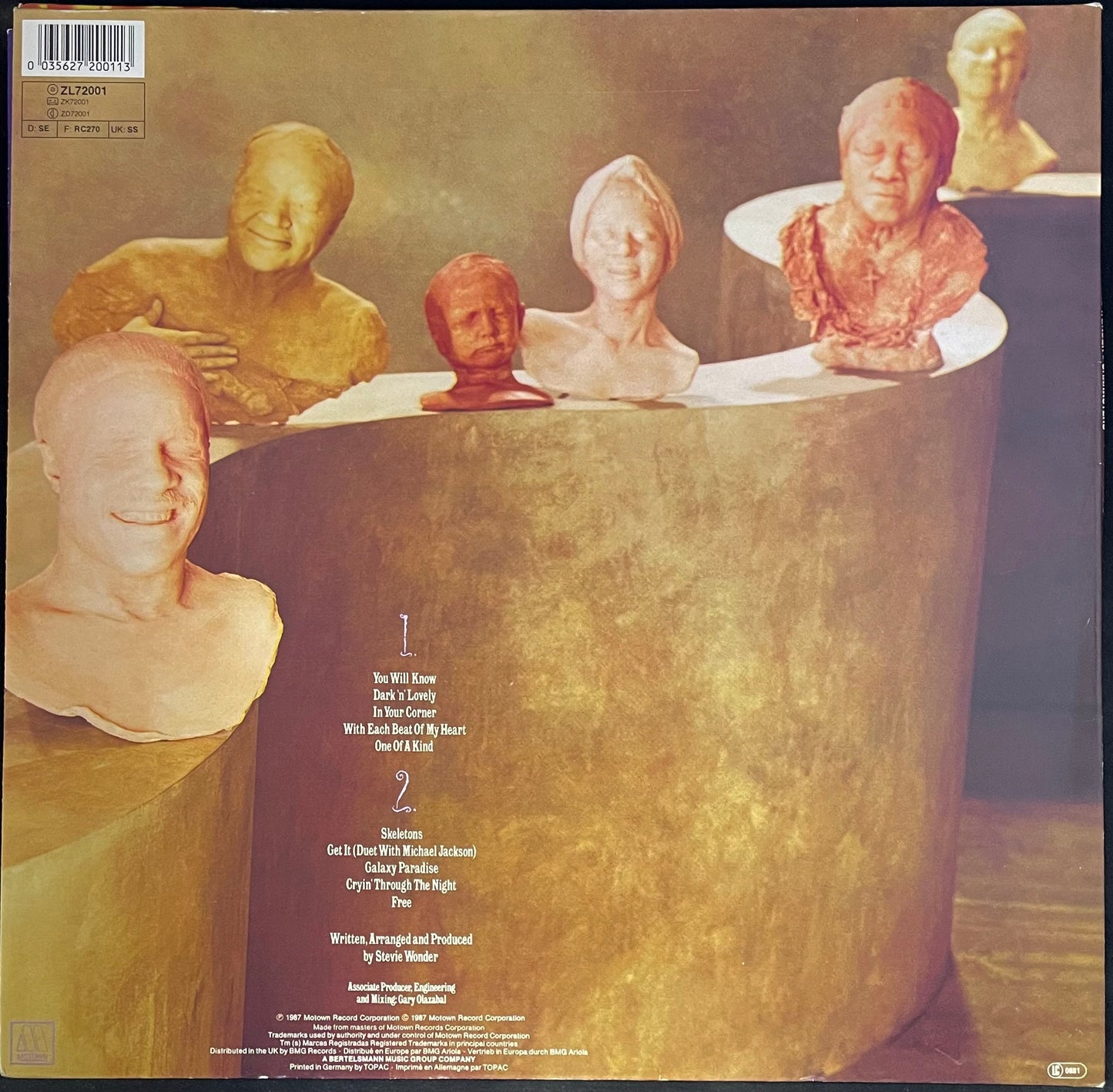 Stevie Wonder – Characters - USED Vinyl LP