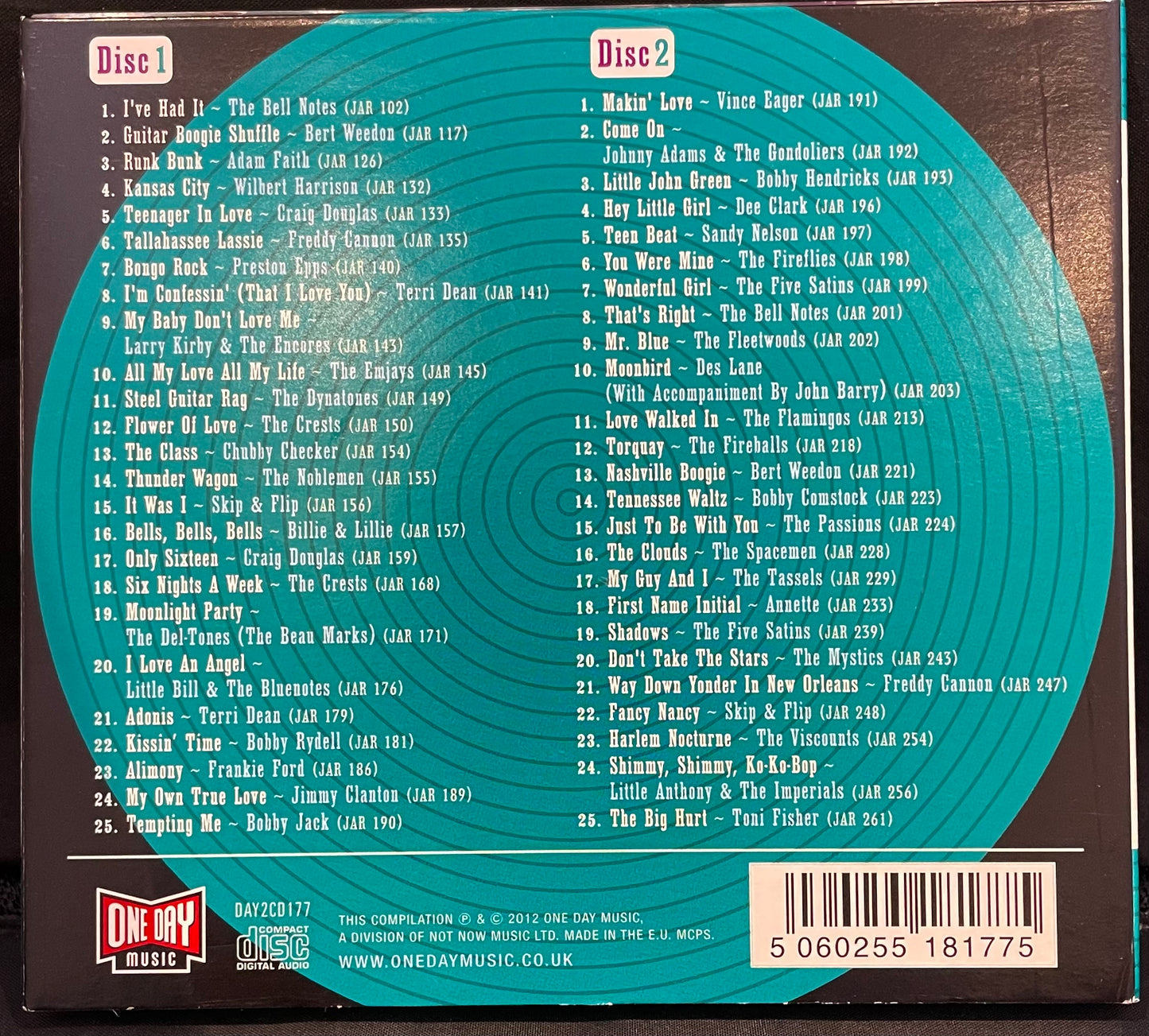 Various – The Top Rank Story 1959 – USED 2CD Compact Disc